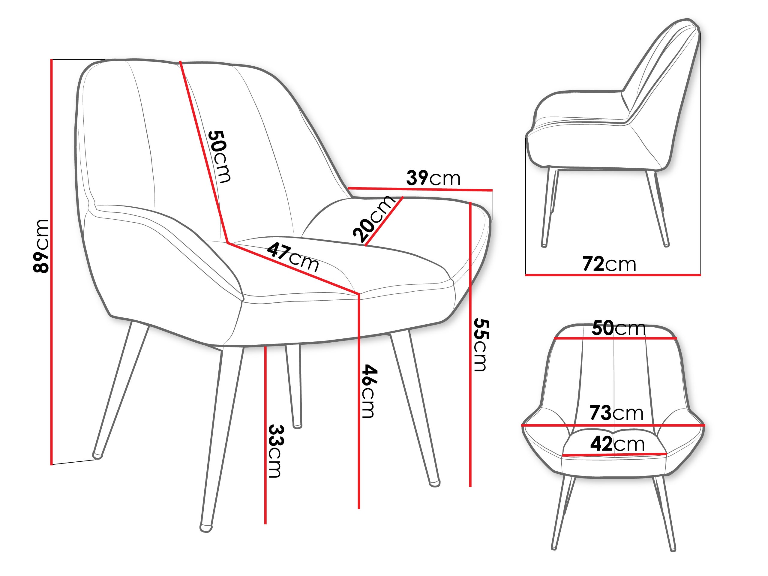 Fotoliu Comfivo Origo (Aragon 03)