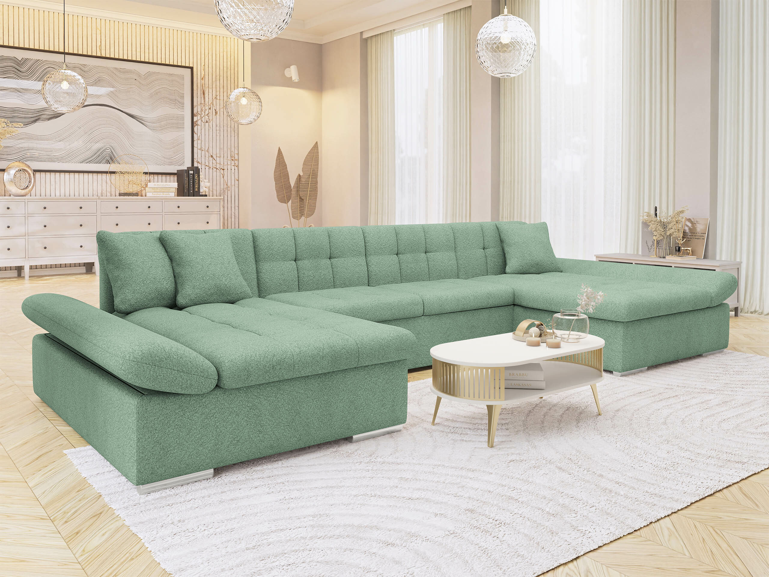 Colțar Comfivo Ficus (Coral 55)