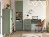 Birou Fertalu 103 (Verde + Stejar)