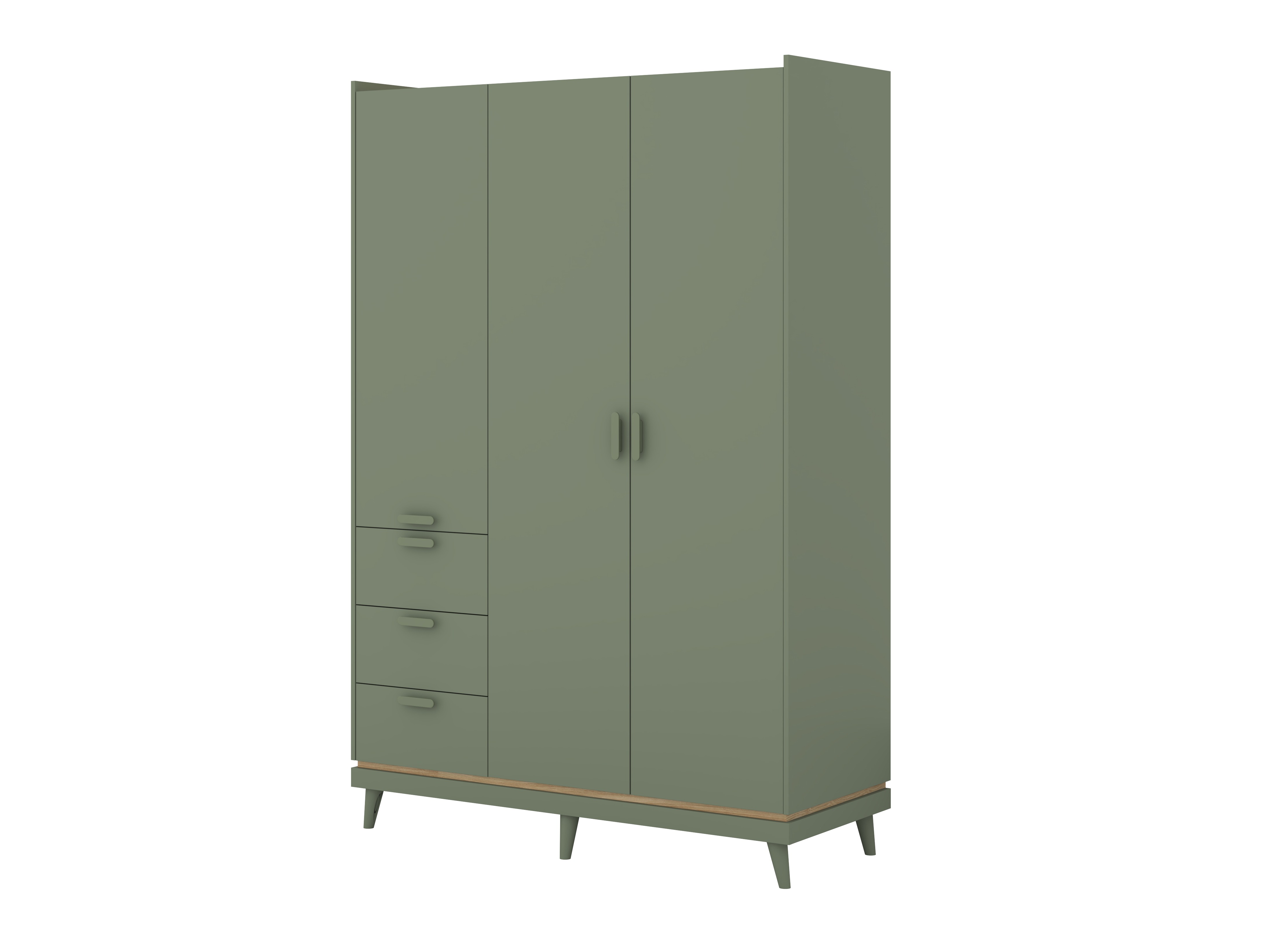 Dulap Fertalu 100 (Verde + Stejar)
