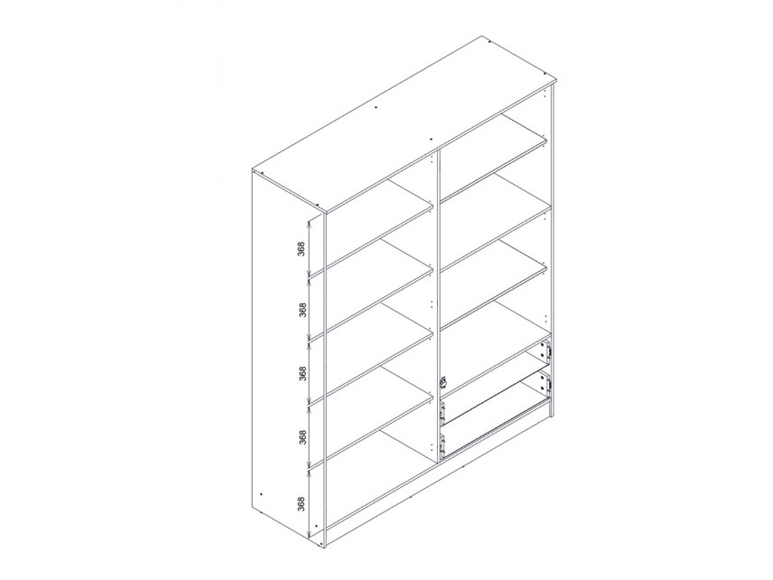 Dulap Orlando 223 (Alb)