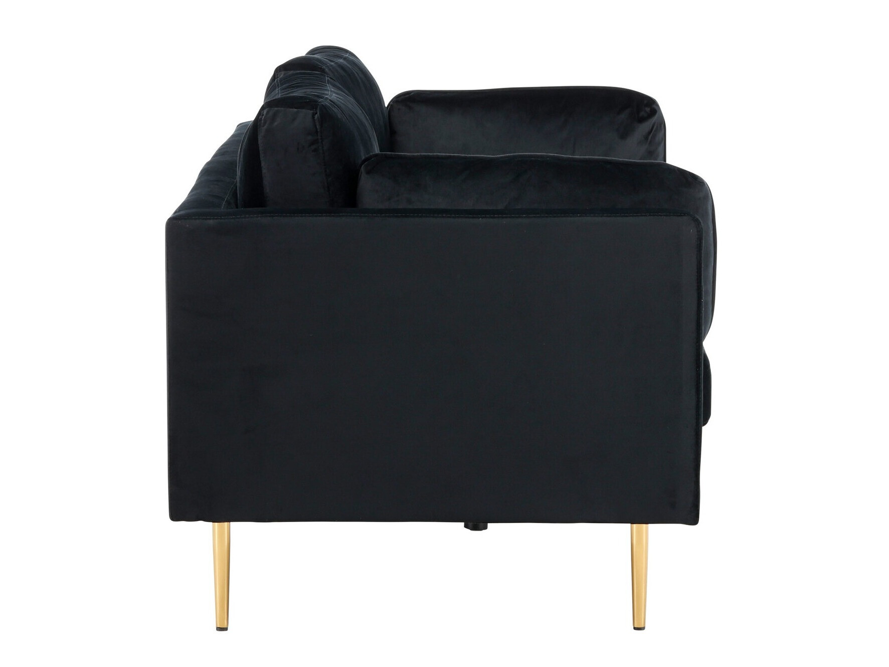 Canapea Dallas 101 (Negru + Auriu)