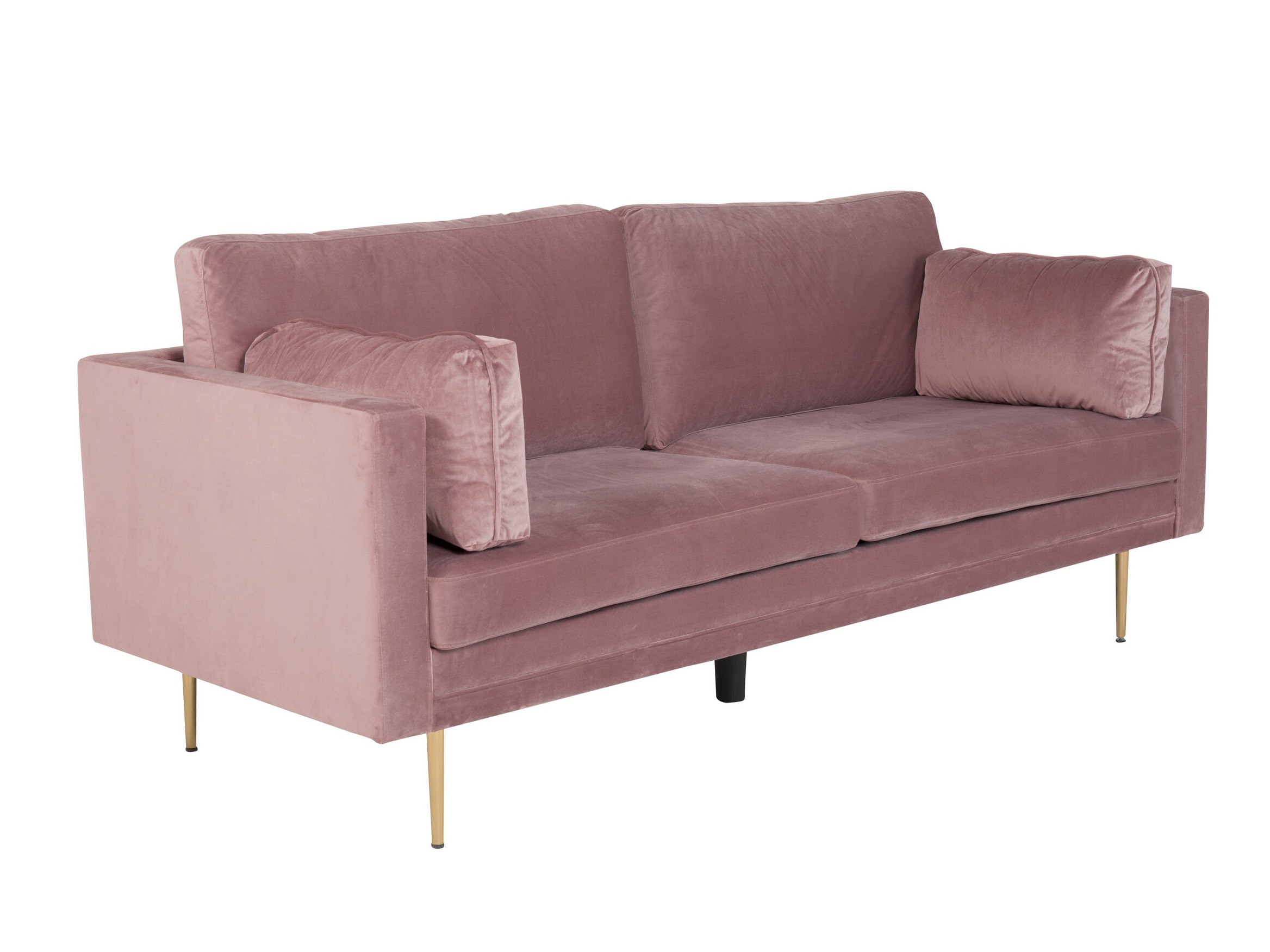 Canapea Dallas 101 (Roz Dusty + Auriu)