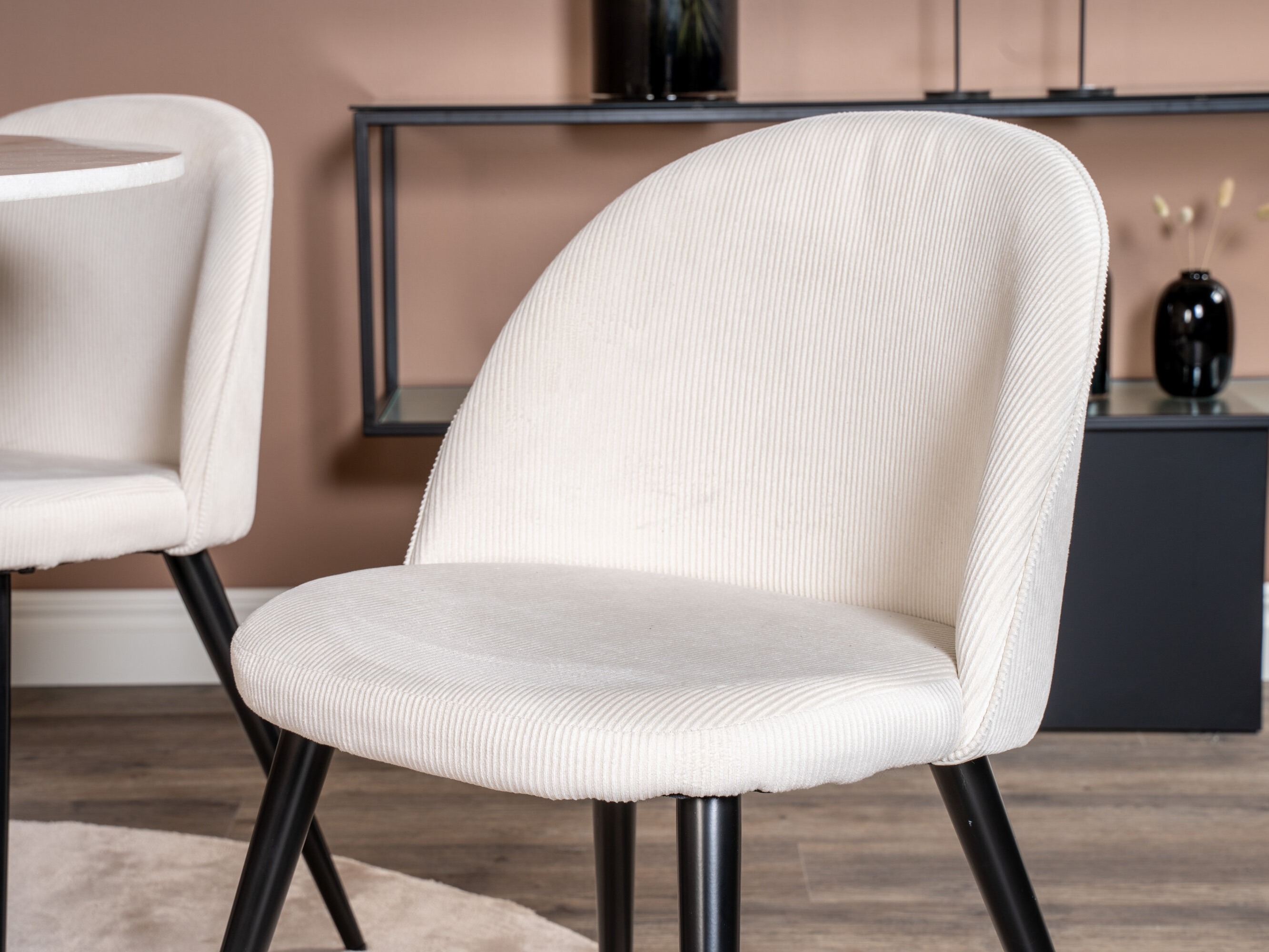Set de dining Dallas 1297 (Bej + Negru)