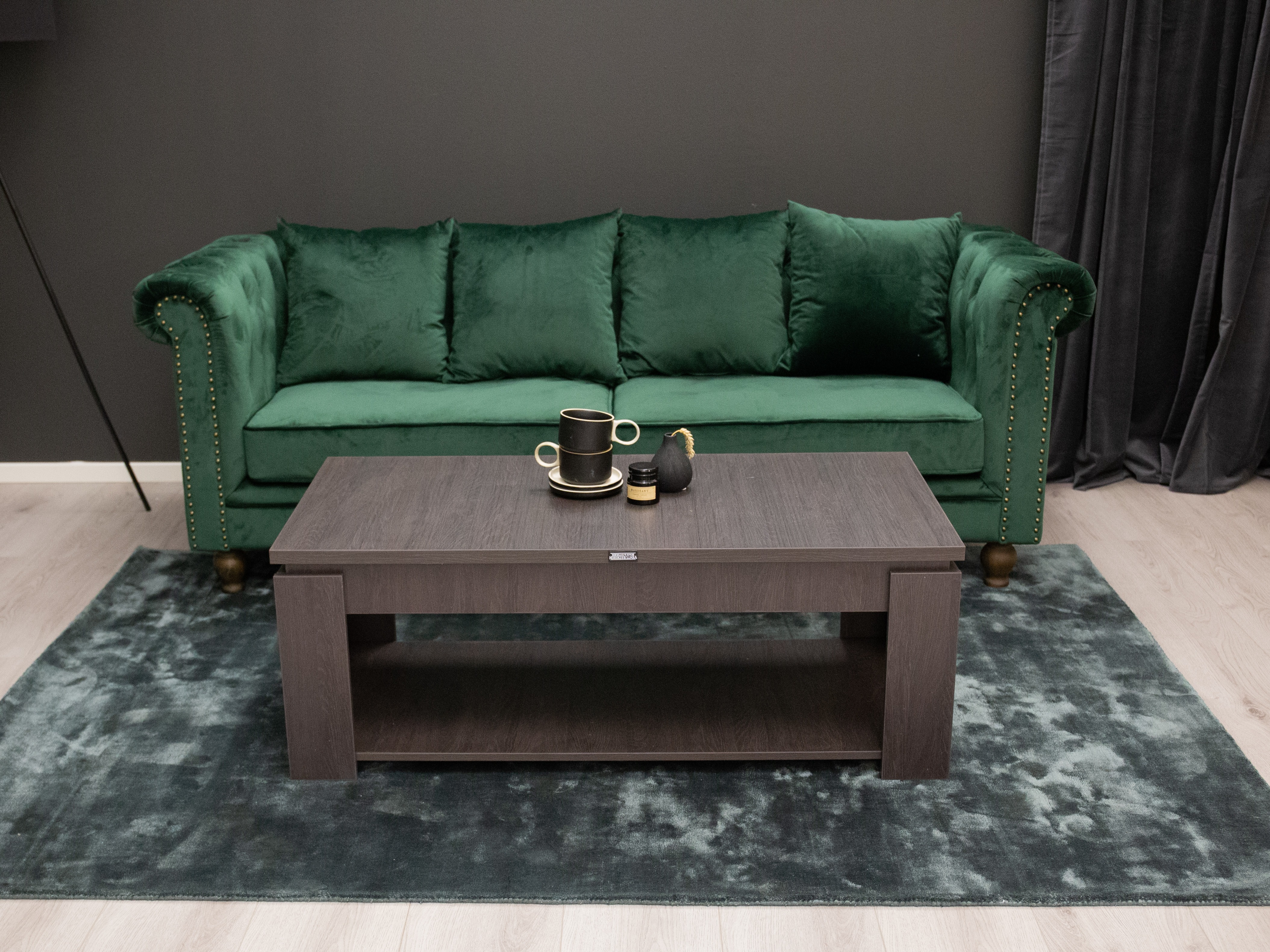 Canapea chesterfield Dallas 255 (Verde)
