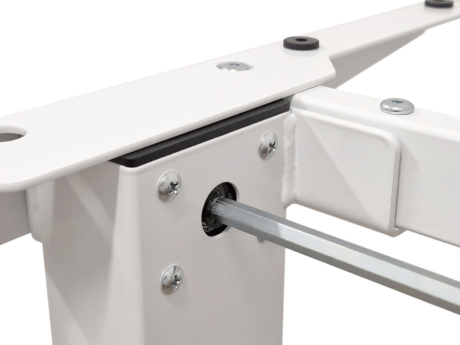 Birou cu înălțime reglabilă Buffalo 184 (Alb)