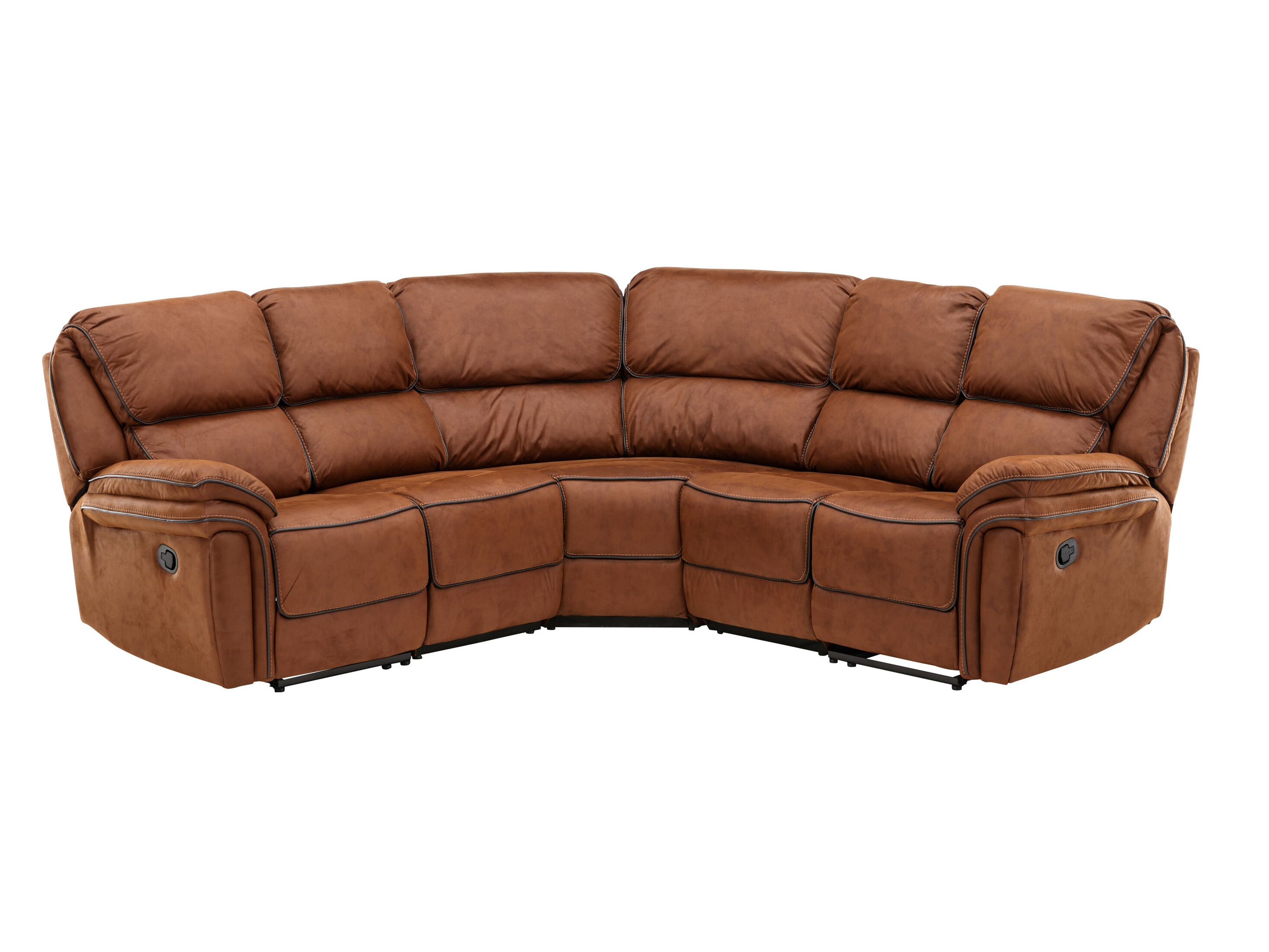 Colțar cu recliner Dallas 4723 (Maro)