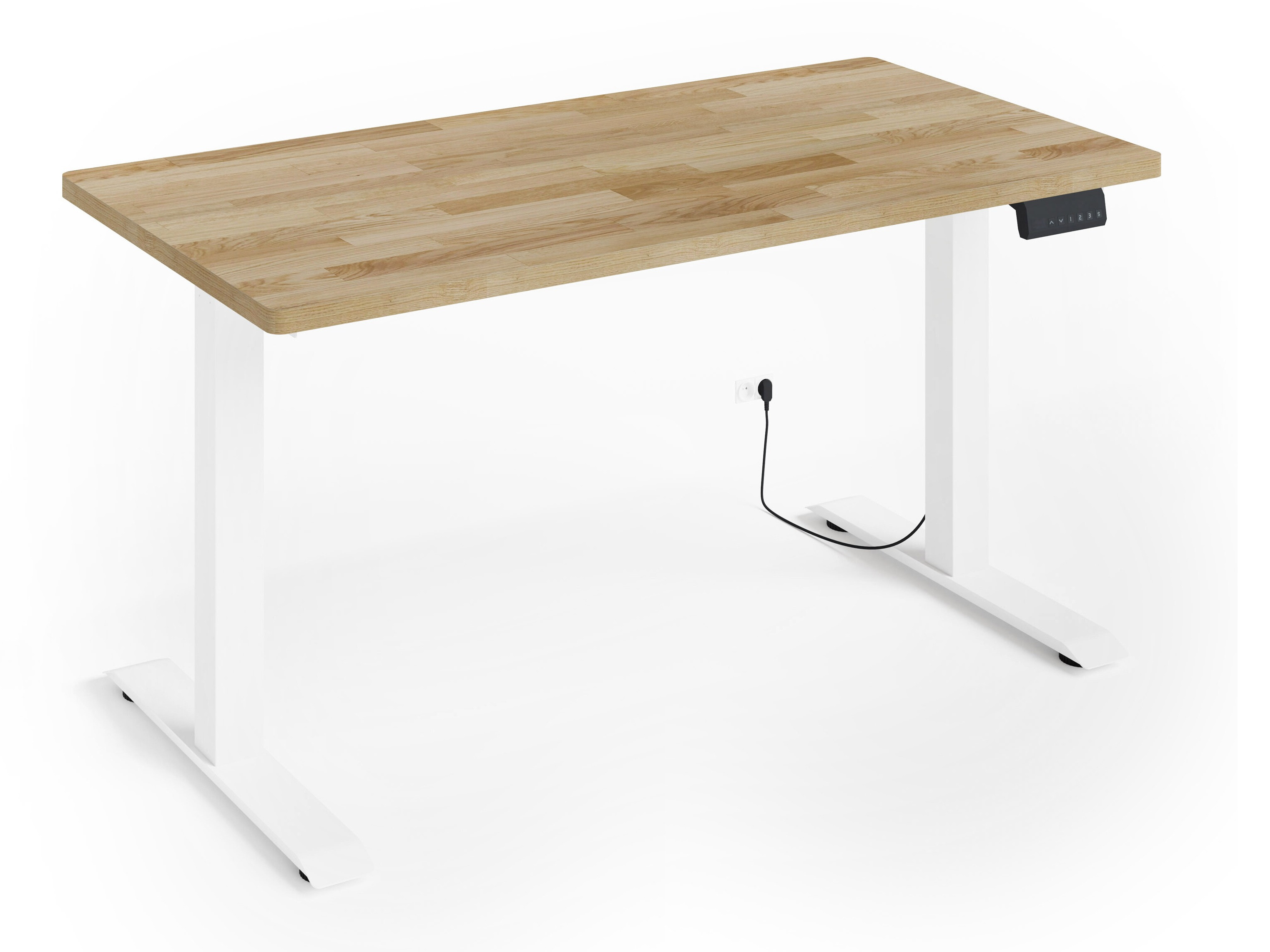 Birou cu înălțime reglabilă Buffalo 199 (Alb)