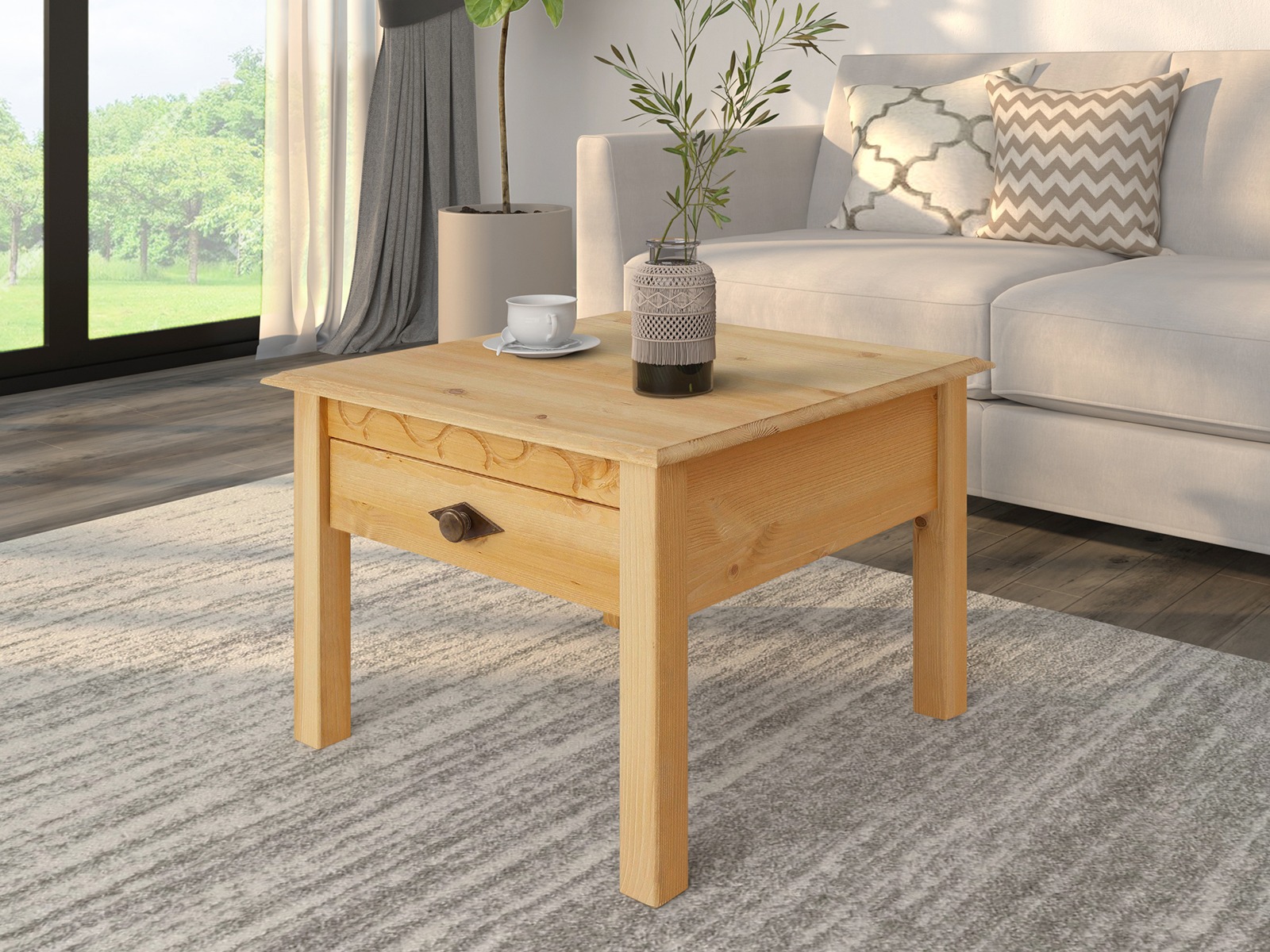 Măsuță de cafea Denton 516 (Pin)