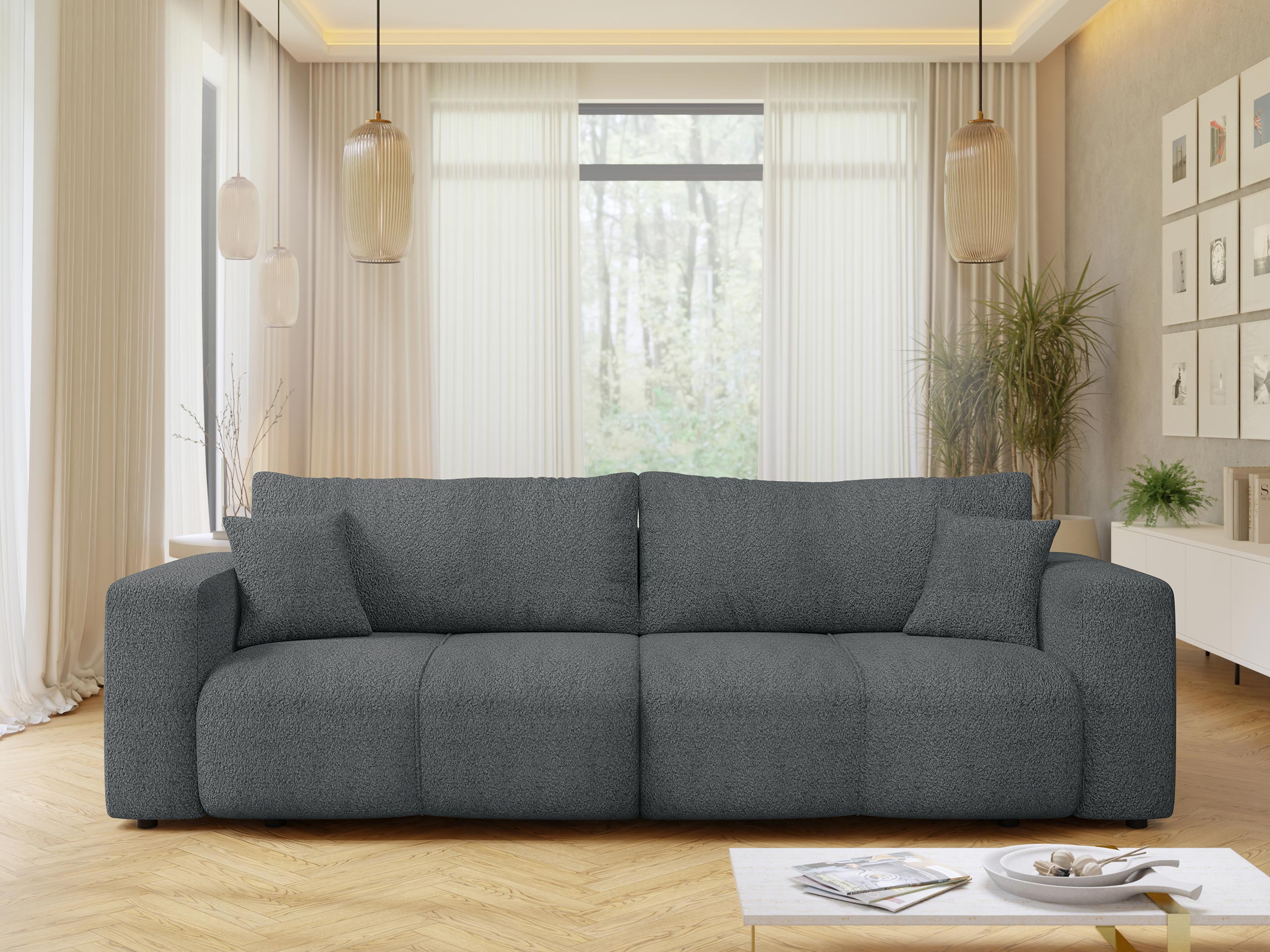 Canapea extensibilă Comfivo Laurus (Coral 80)