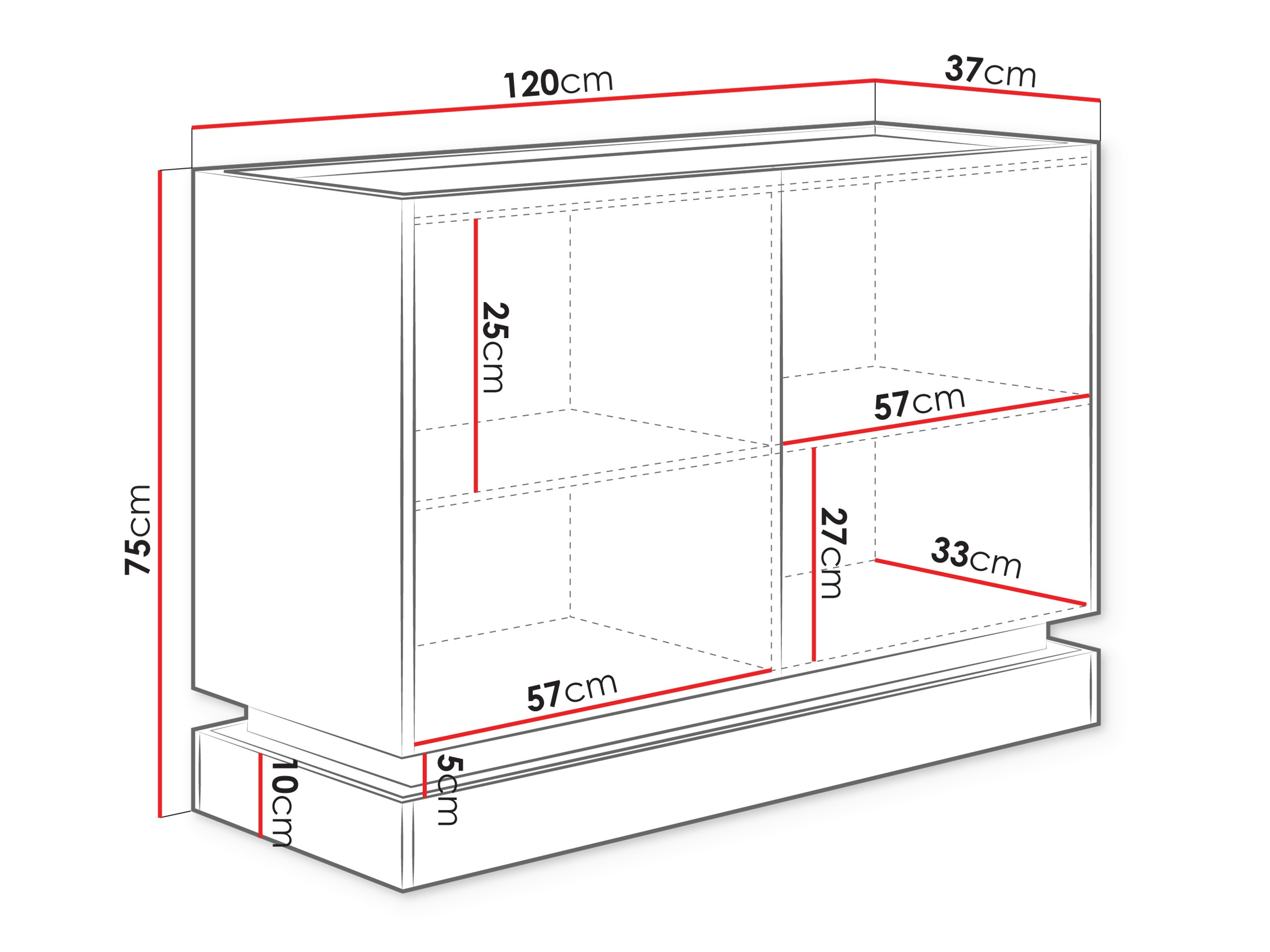 Bufet Comfivo Tilia (Maro deschis + Stejar)