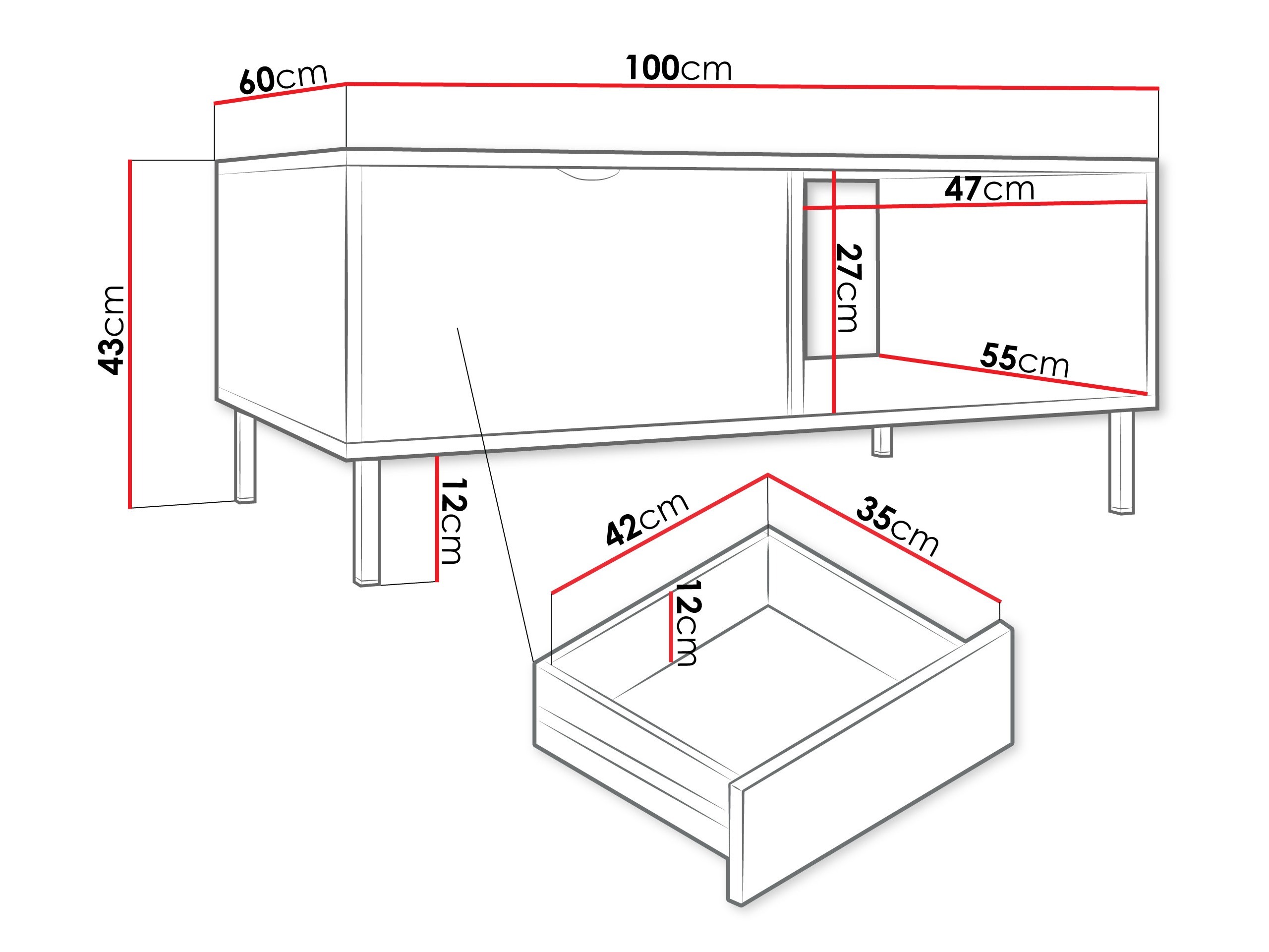 Măsuță de cafea Comfivo Elblare
