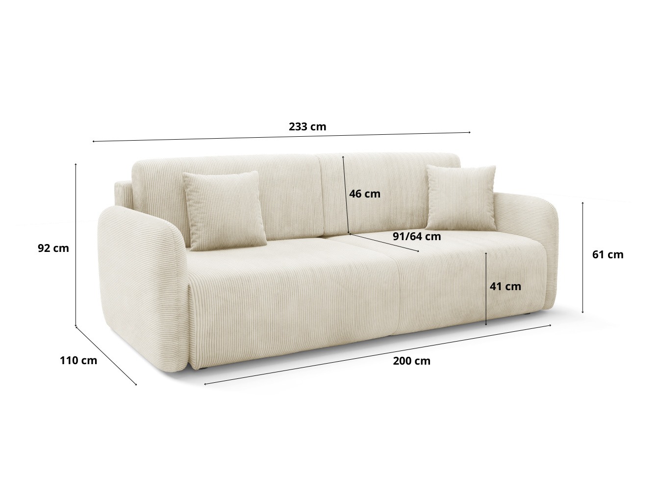 Canapea extensibilă Franklin 191 (Poso 02)