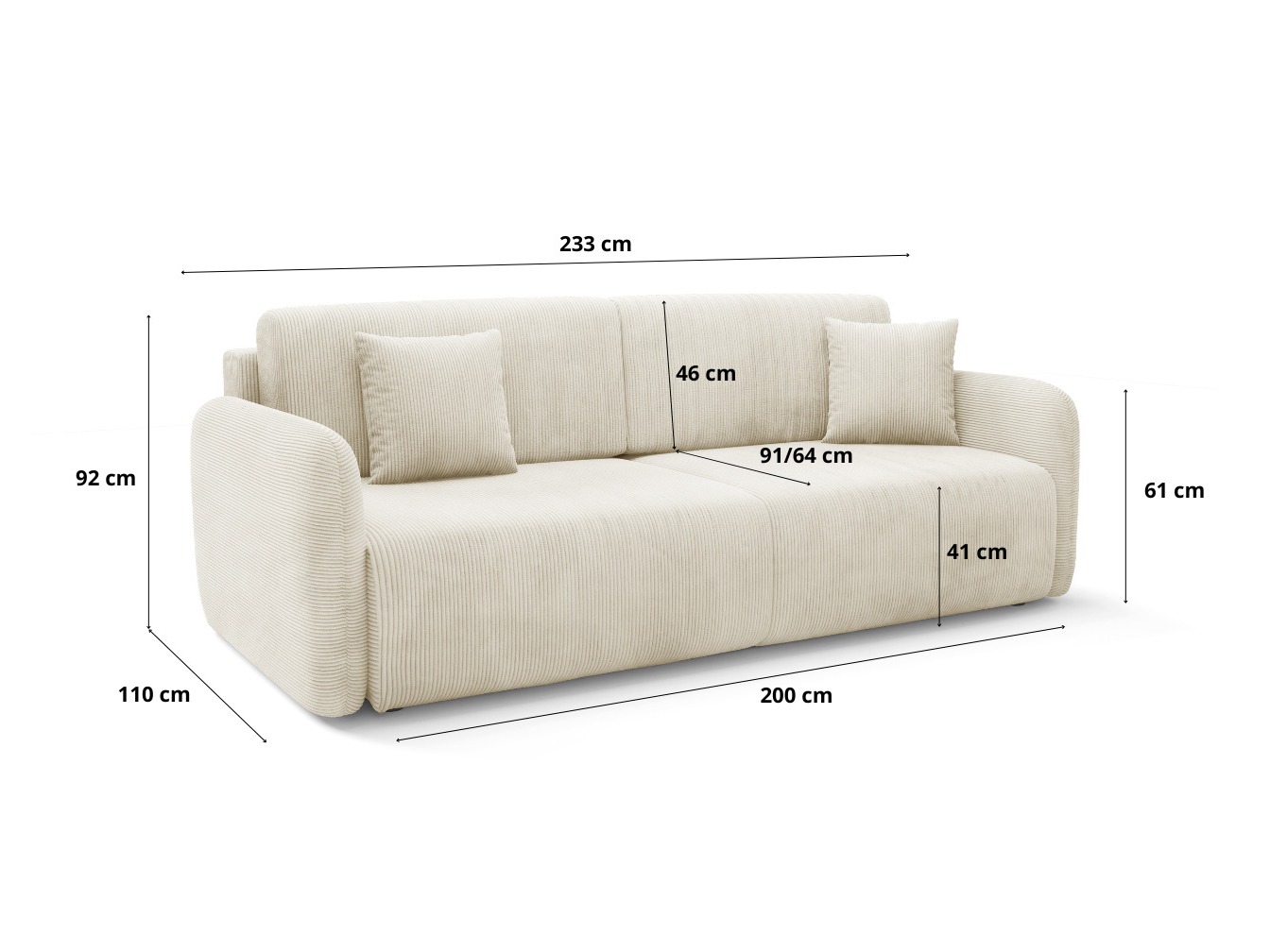 Canapea extensibilă Franklin 191 (Poso 05)