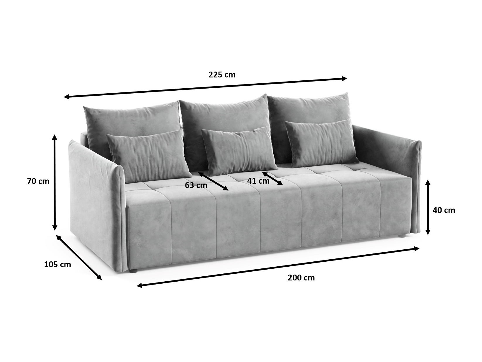 Canapea extensibilă Franklin 193 (Paros 02)