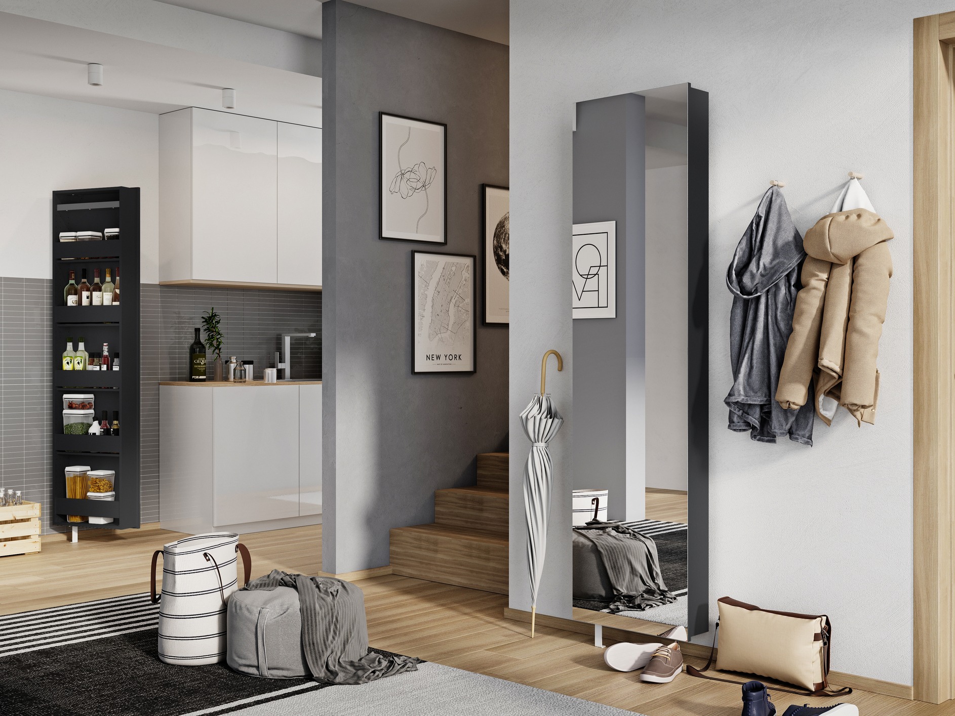 Raft pantof Sacramento 119 (Antracit)