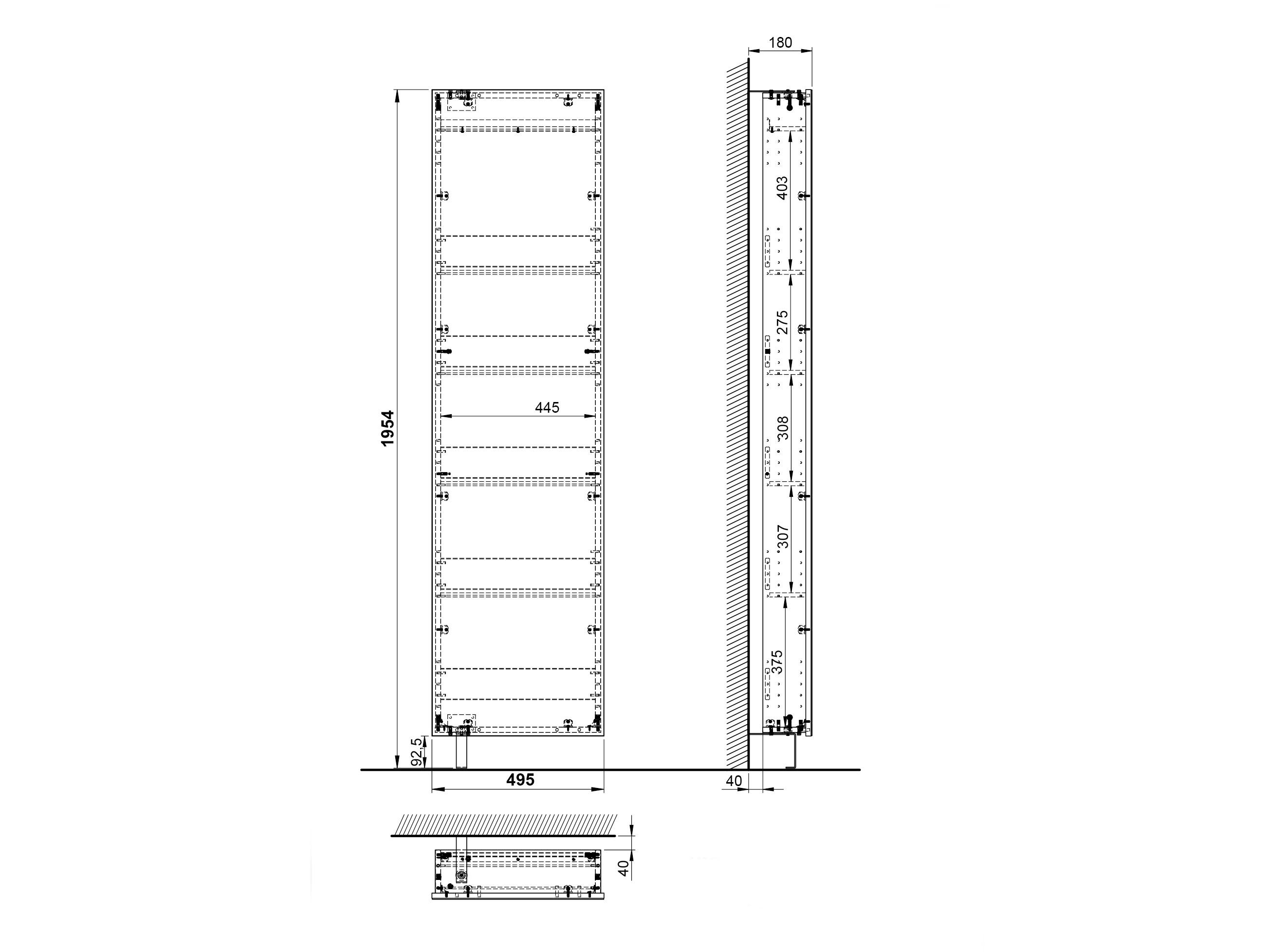Raft pantof Sacramento 119 (Antracit)