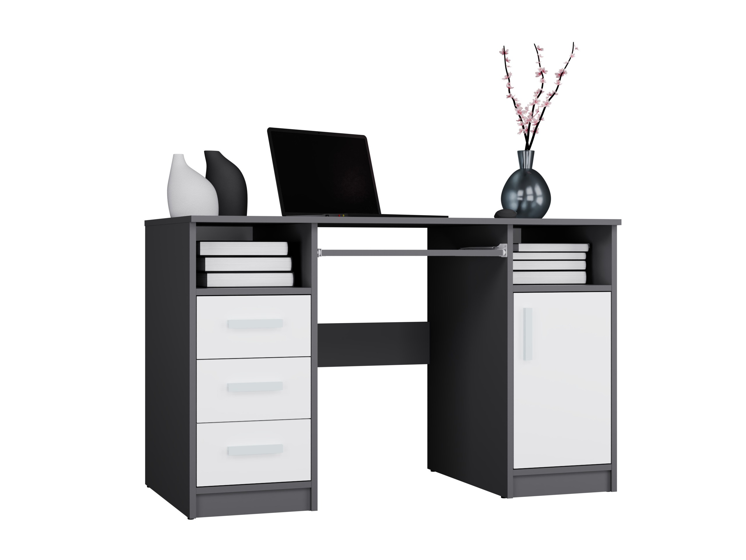 Birou Mandeville 330 (Antracit + Alb)
