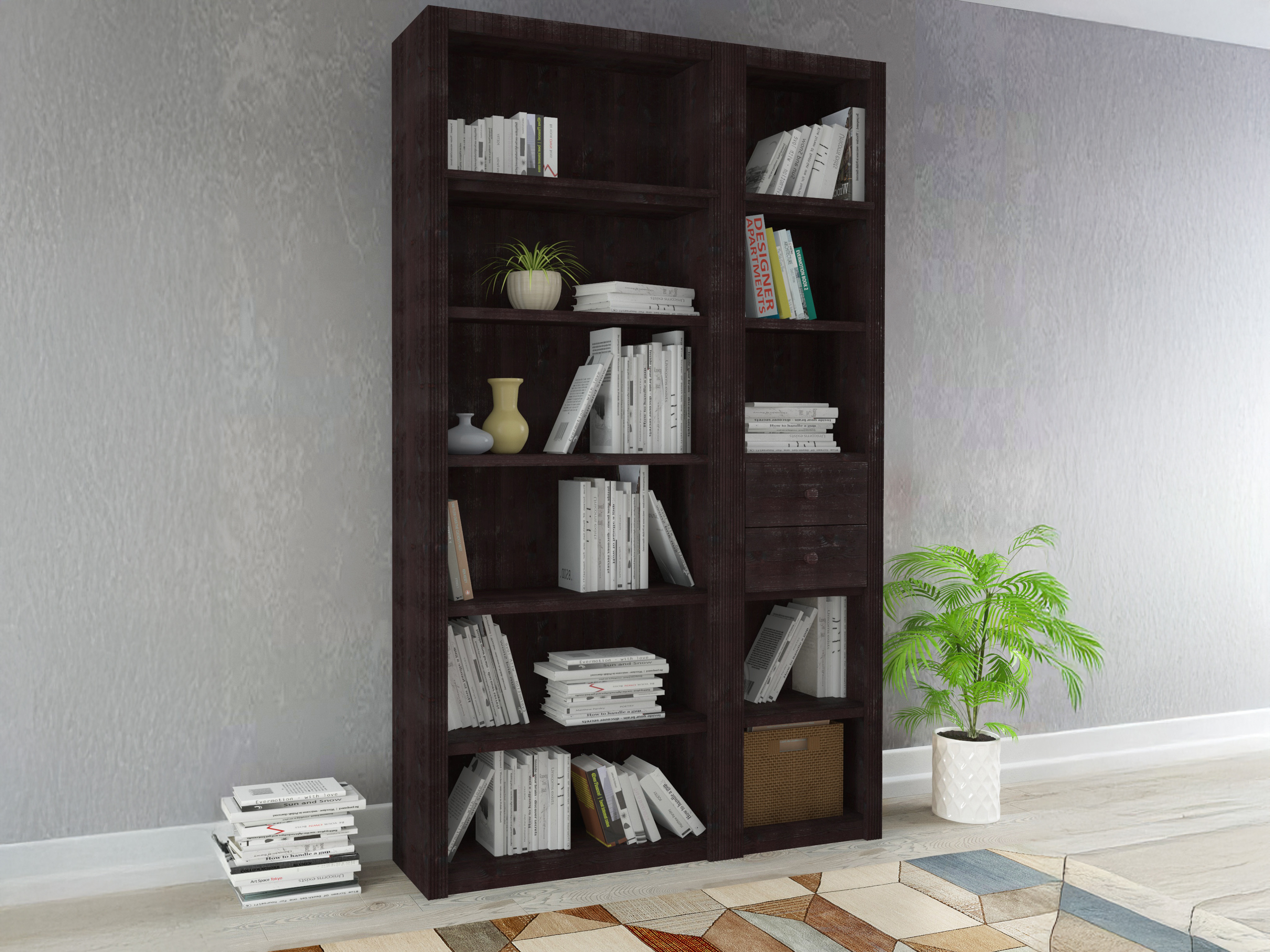 Set de rafturi Orlmara 105 (Havana stejar)