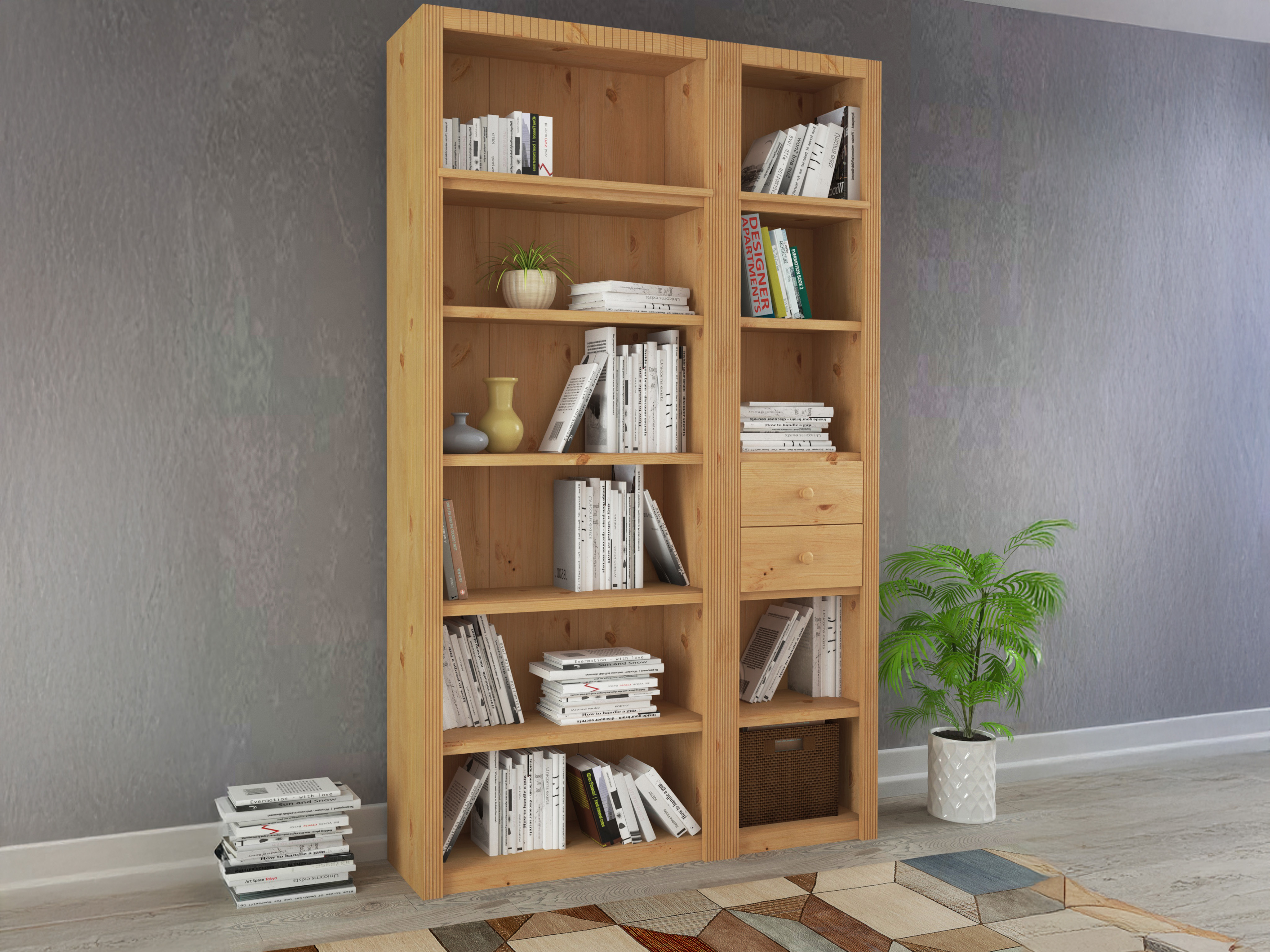 Set de rafturi Orlmara 105 (Pin)