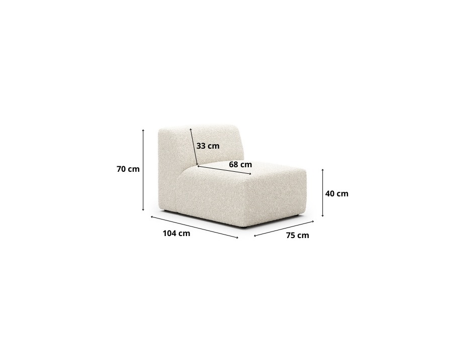 Fotoliu modular Romenoi 106 (Centaur 01)