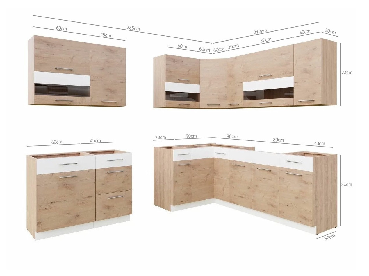 Set de bucătărie modular Mode Beech 131