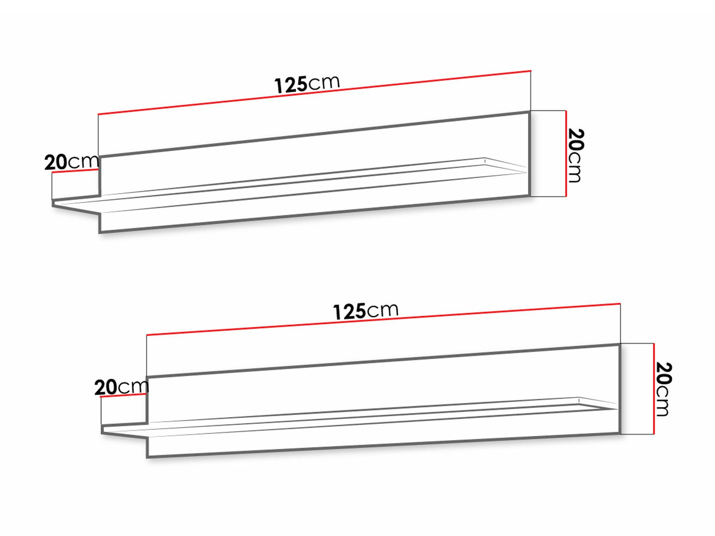 Set rafturi suspendate Tornola 104 (Alb)