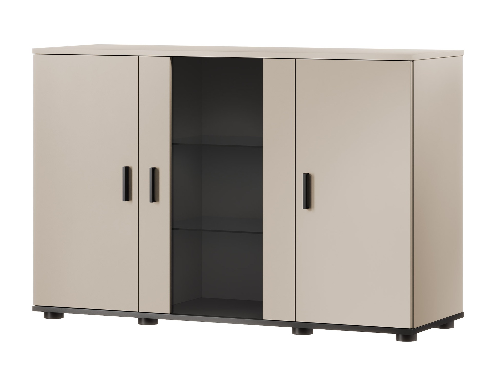 Bufet Tornola 106 (Cașmir + Negru)