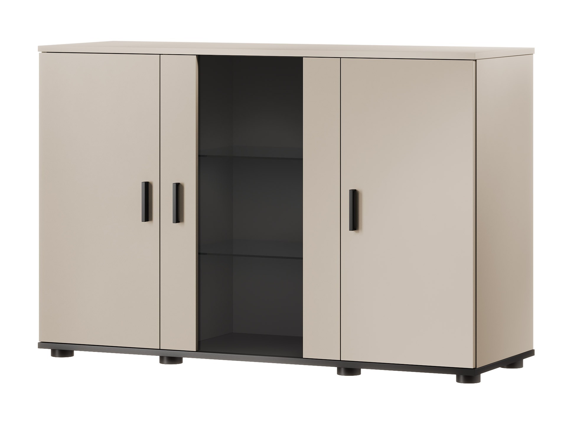 Bufet Tornola 106 (Cașmir + Negru)