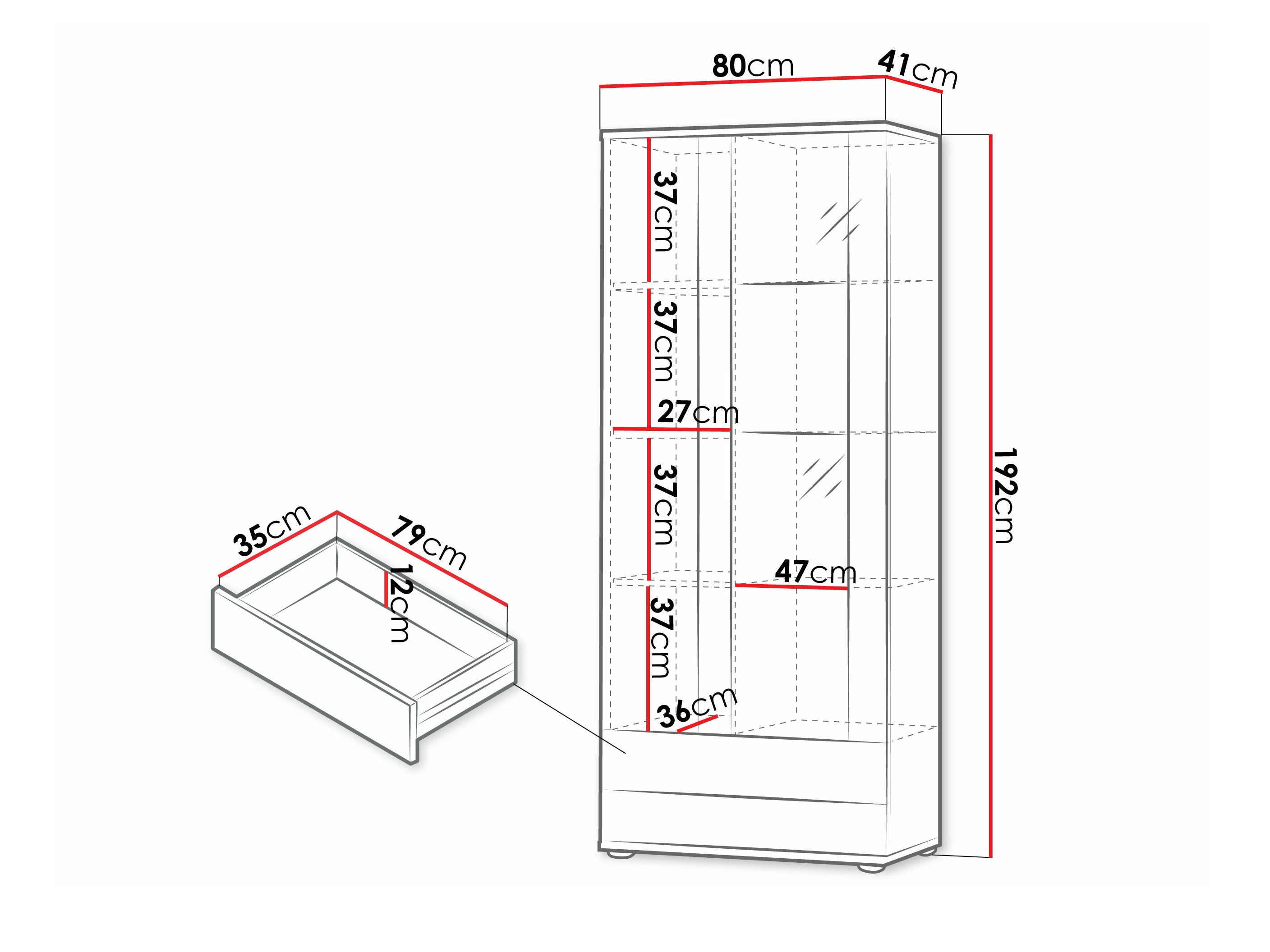 Raft Tornola 105 (Negru + Negru lucios)