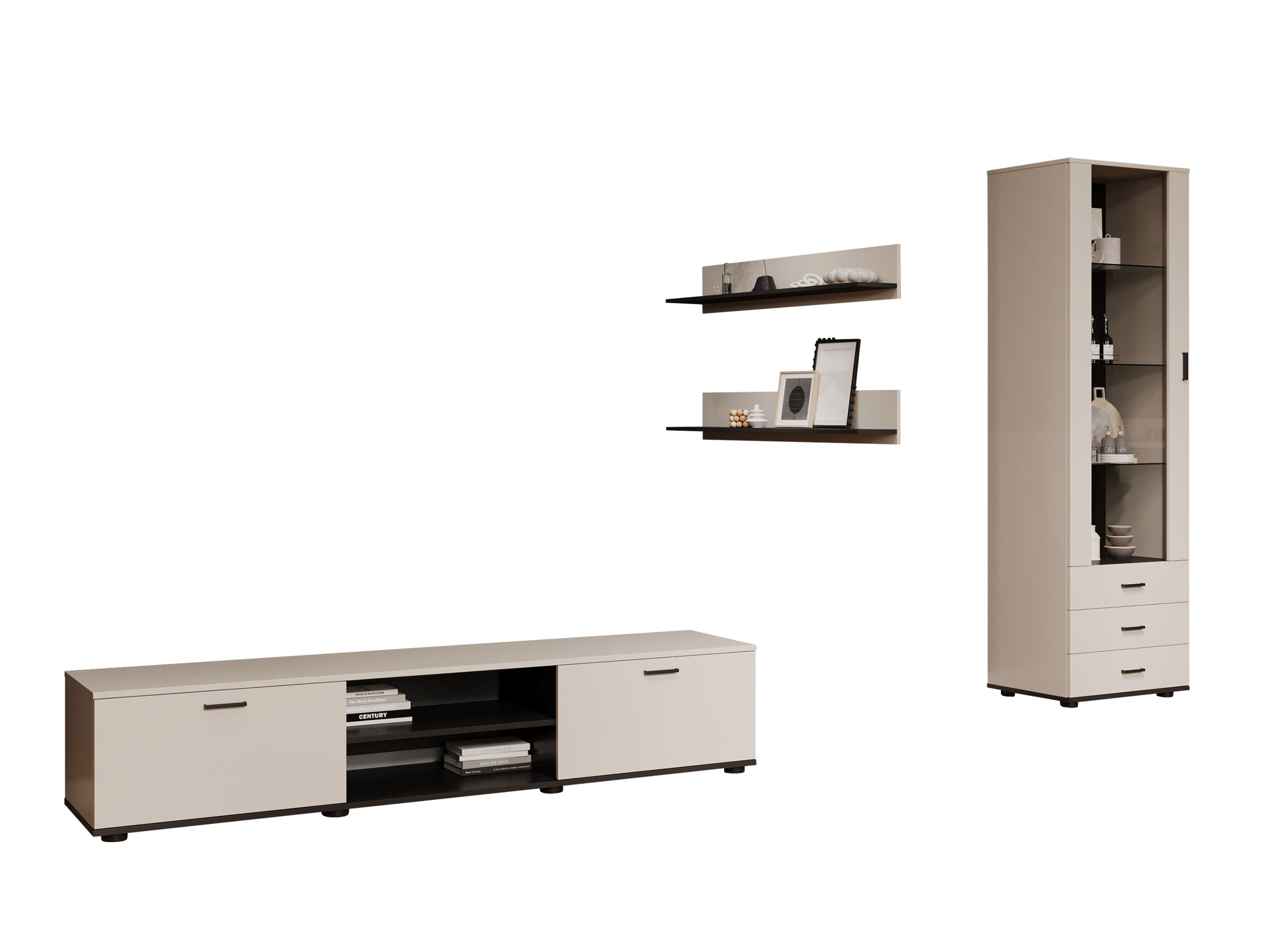 Set de living Tornola 107 (Cașmir + Negru)