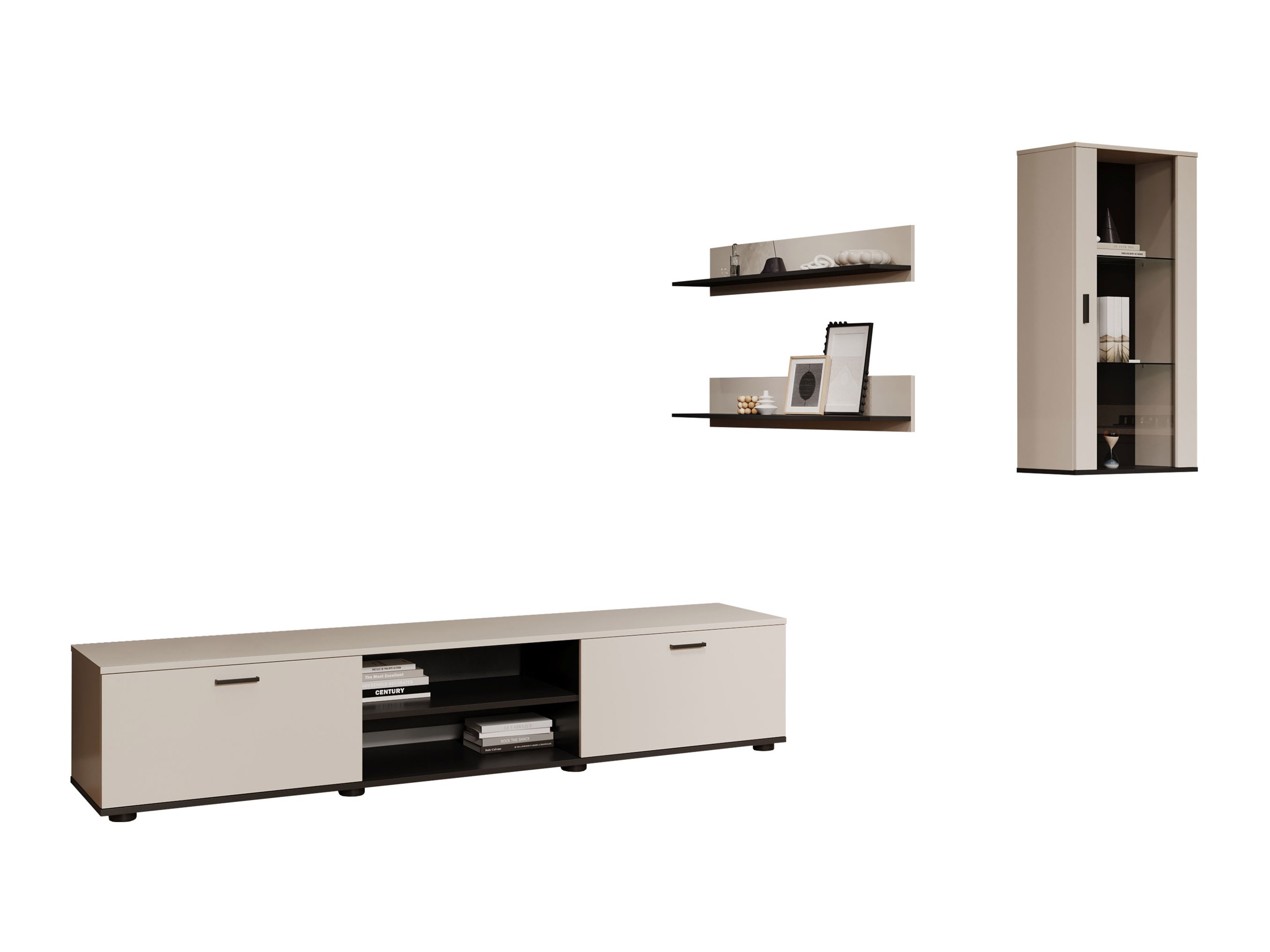 Set de living Tornola 113 (Cașmir + Negru)