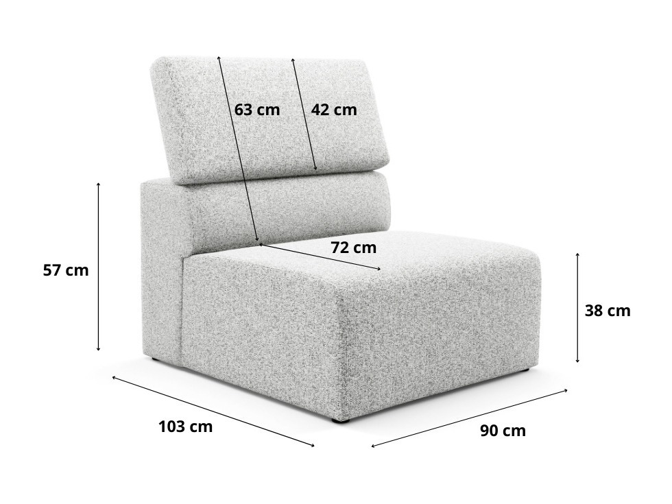 Fotoliu modular Virorle 101 (Puente 94)
