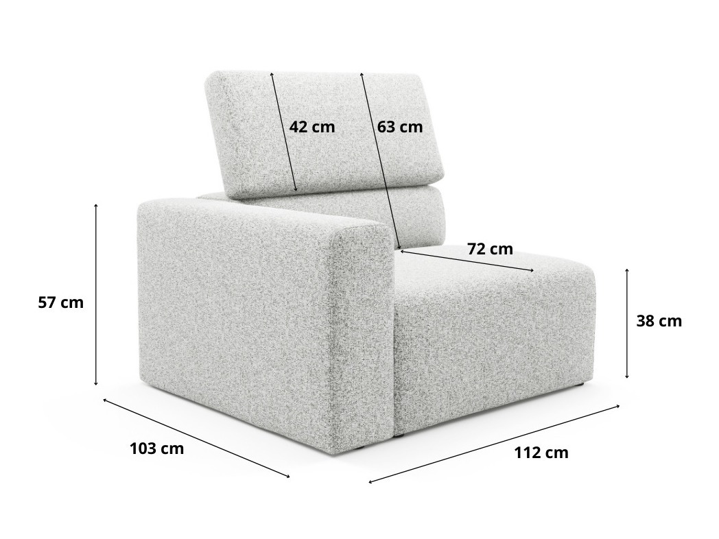 Fotoliu modular Virorle 102 (Puente 92)