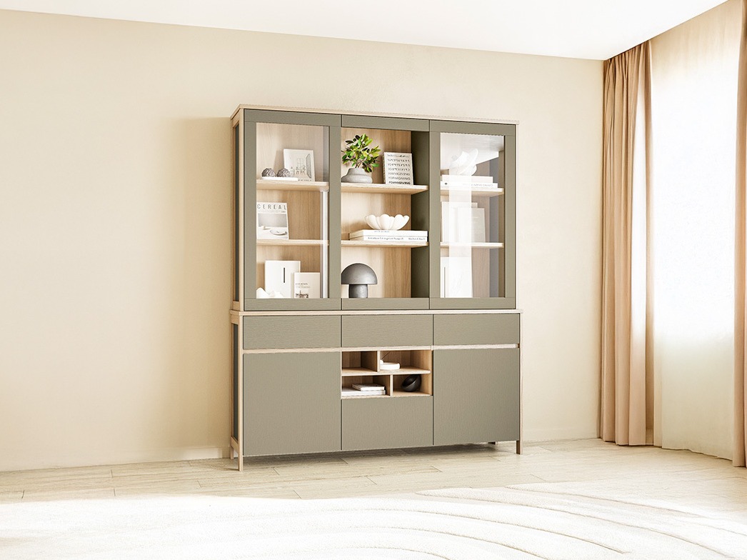 Raft Fermaru 100 (Verde prăfuit + Stejar)