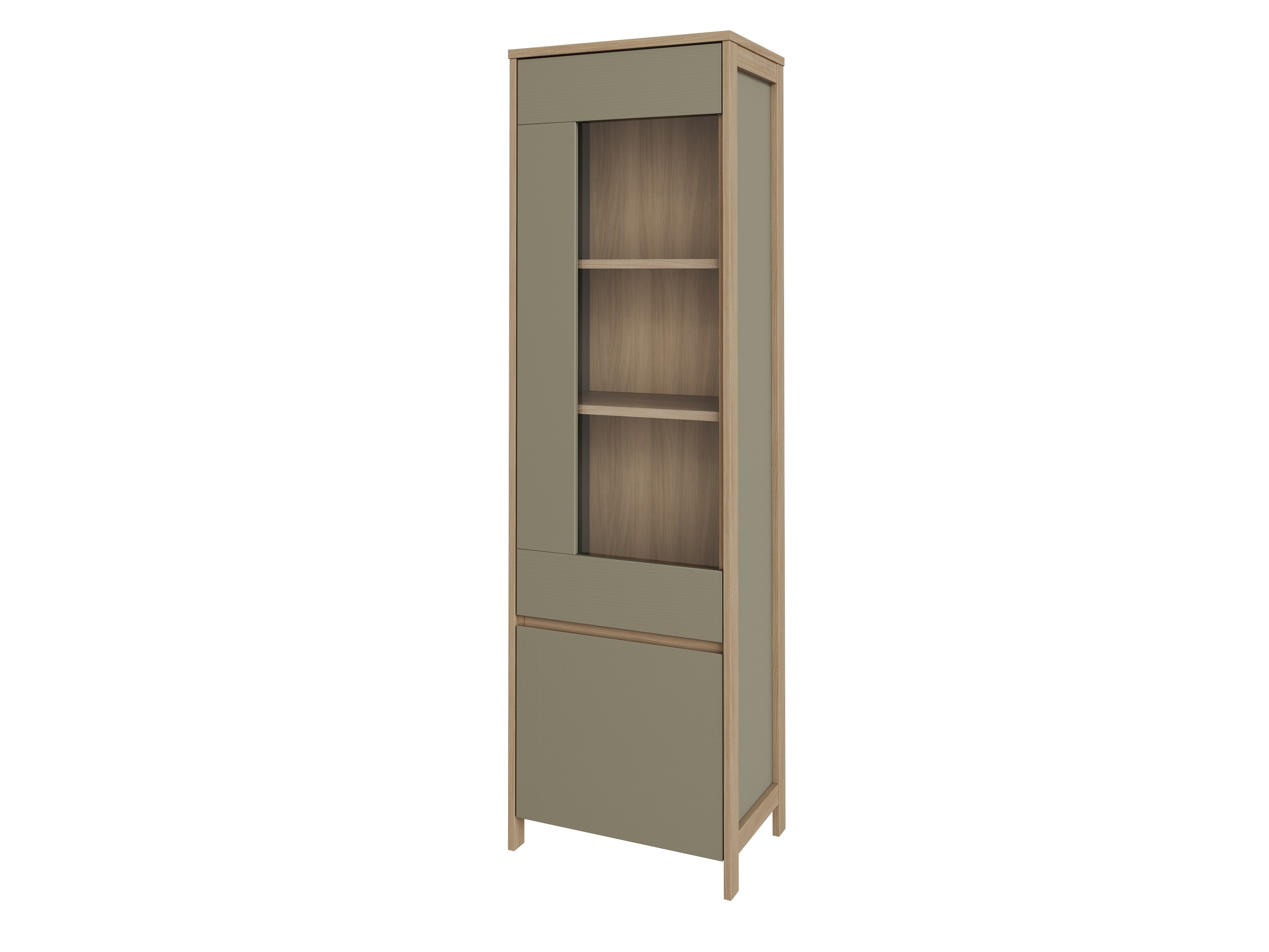 Raft Fermaru 101 (Verde prăfuit + Stejar)