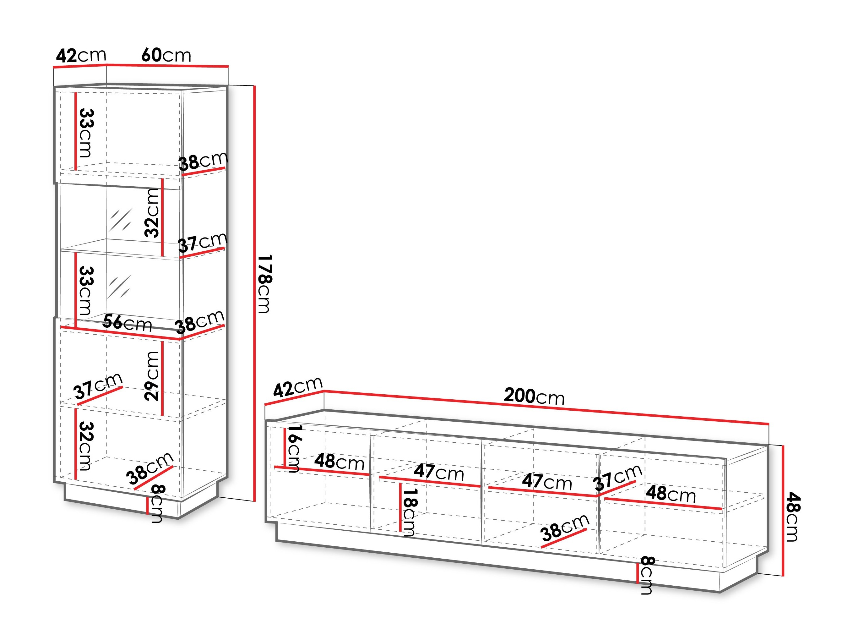Set de living Lingua (Alb)