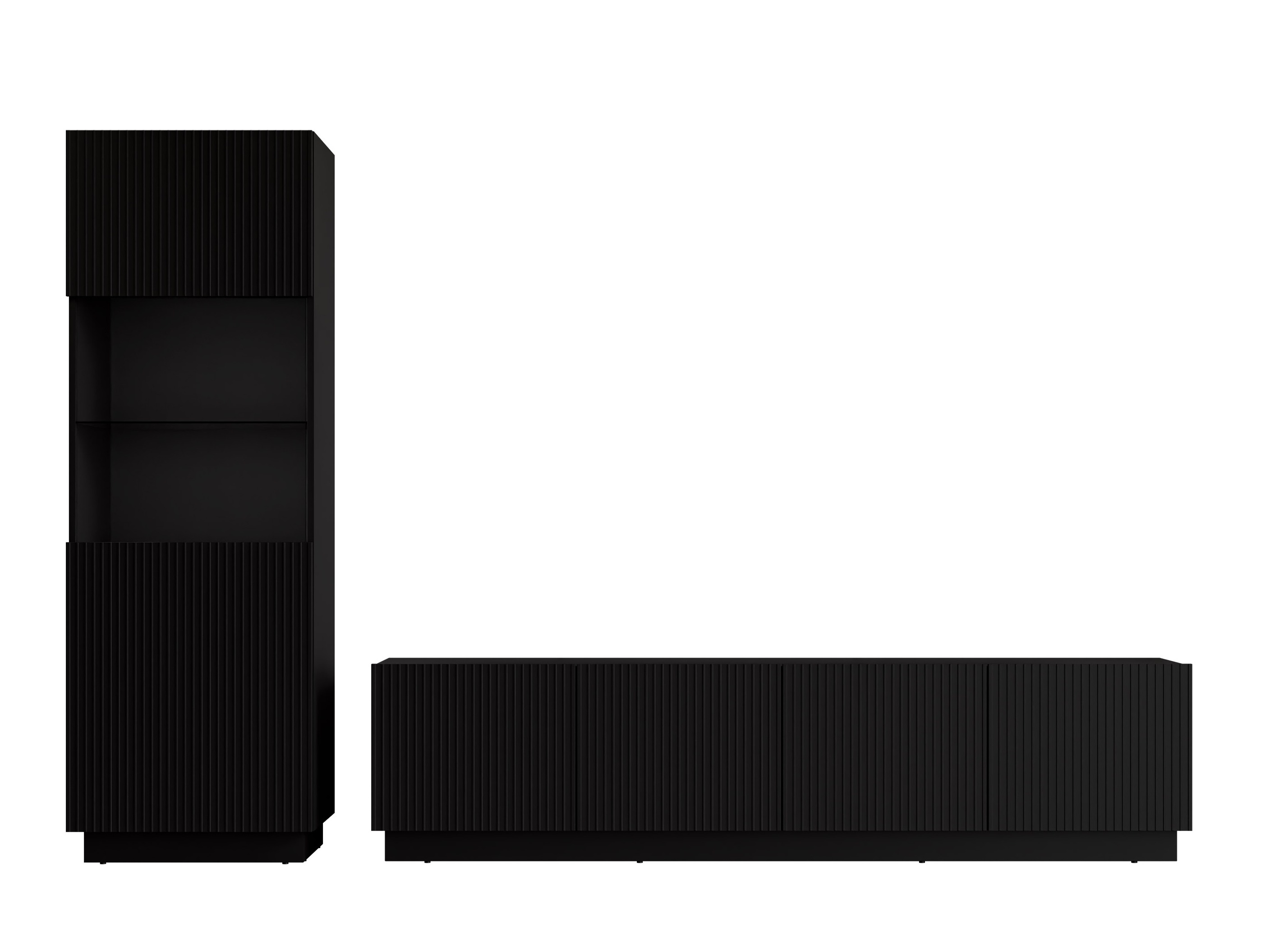 Set de living Lingua (Negru)