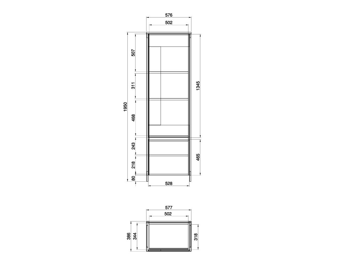 Set de living Fermaru 111 (Alb + Stejar)