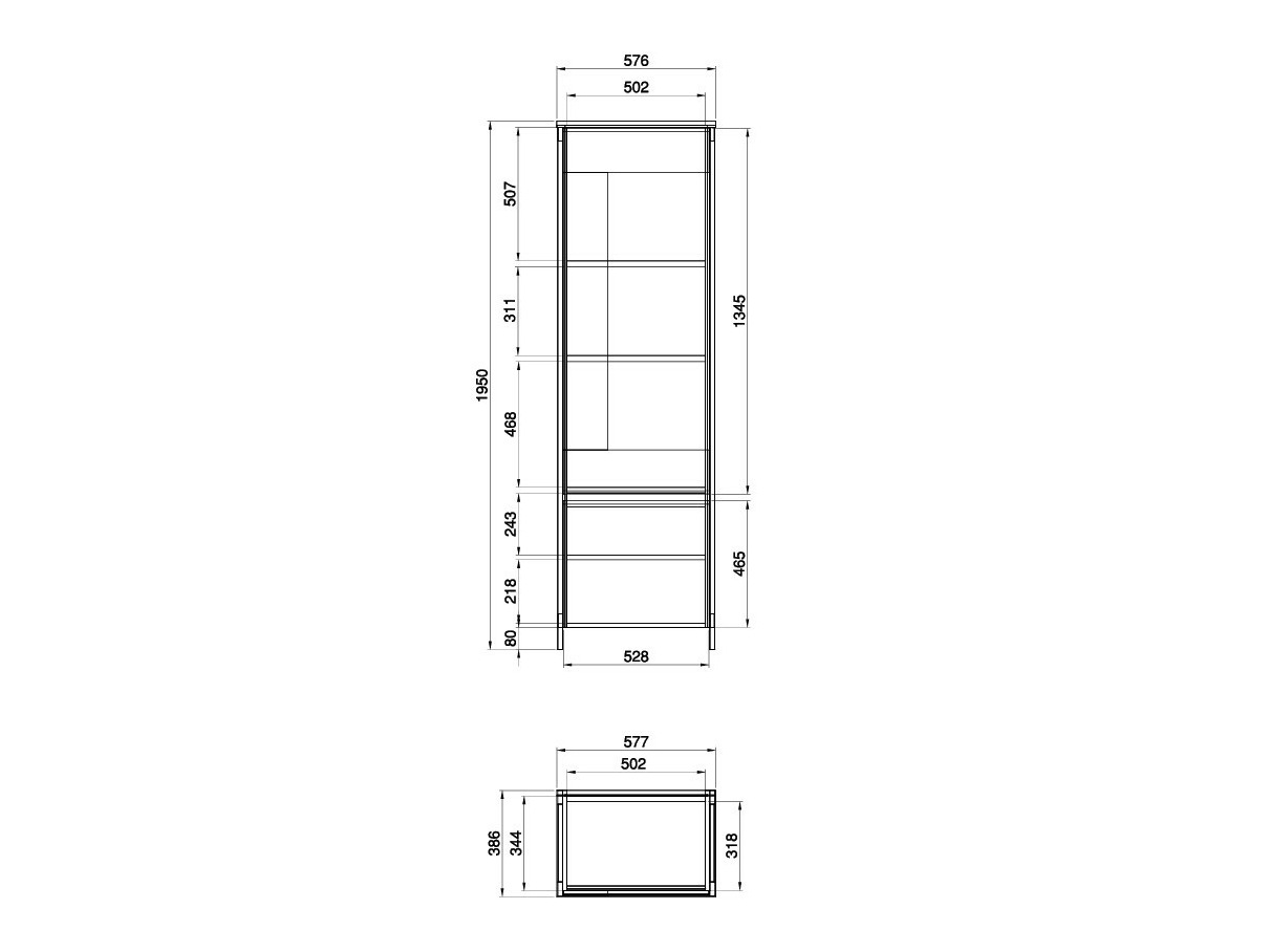 Set de living Fermaru 111 (Alb + Stejar)