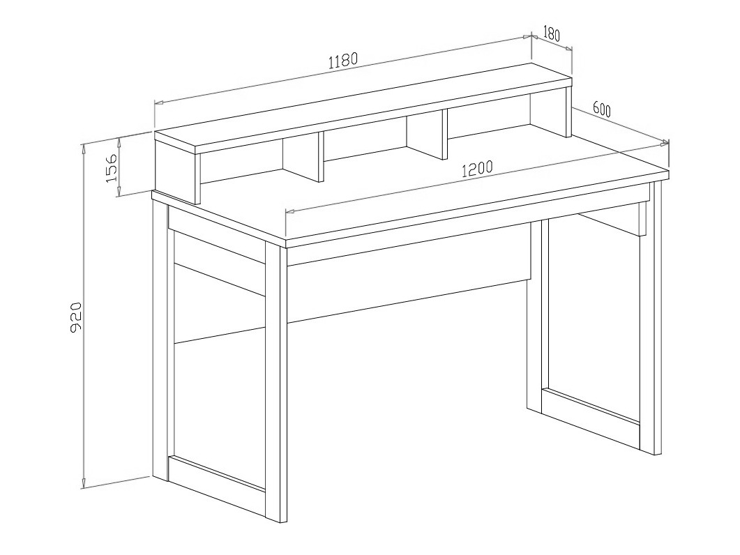 Birou Fermaru 115 (Verde prăfuit + Stejar)