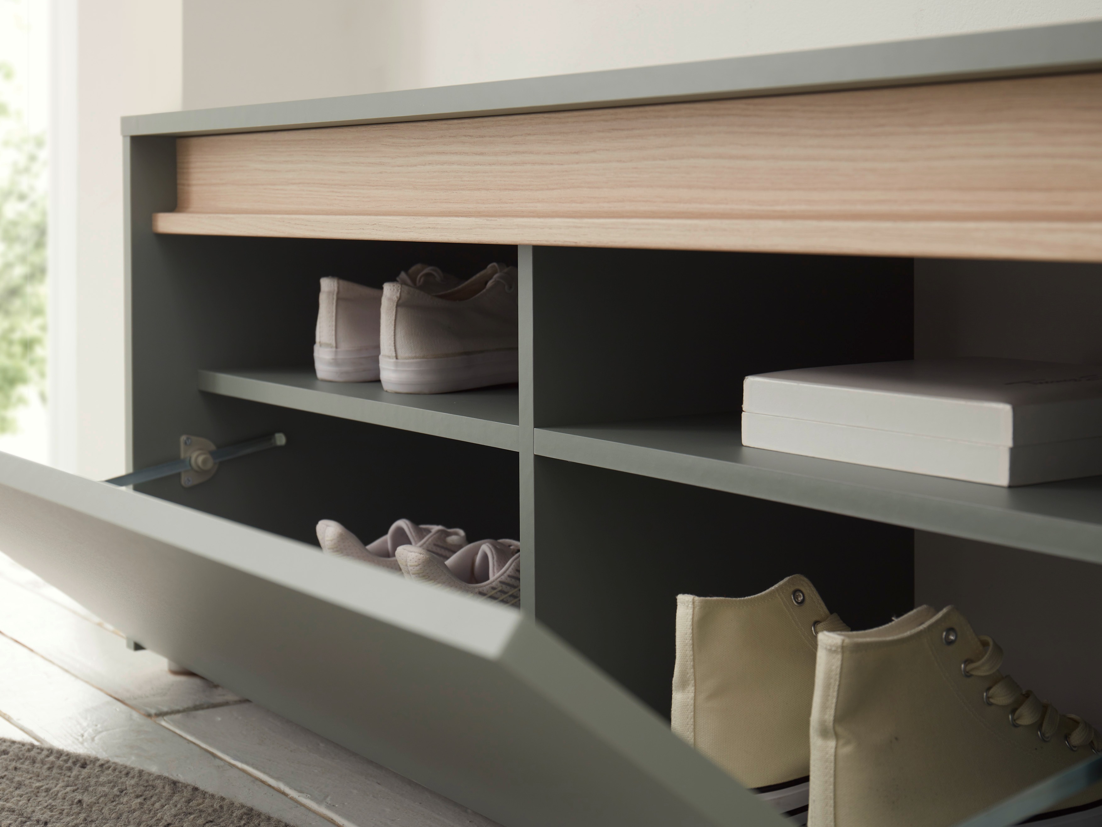 Dulap pantofi Elbsori 163 (Verde)