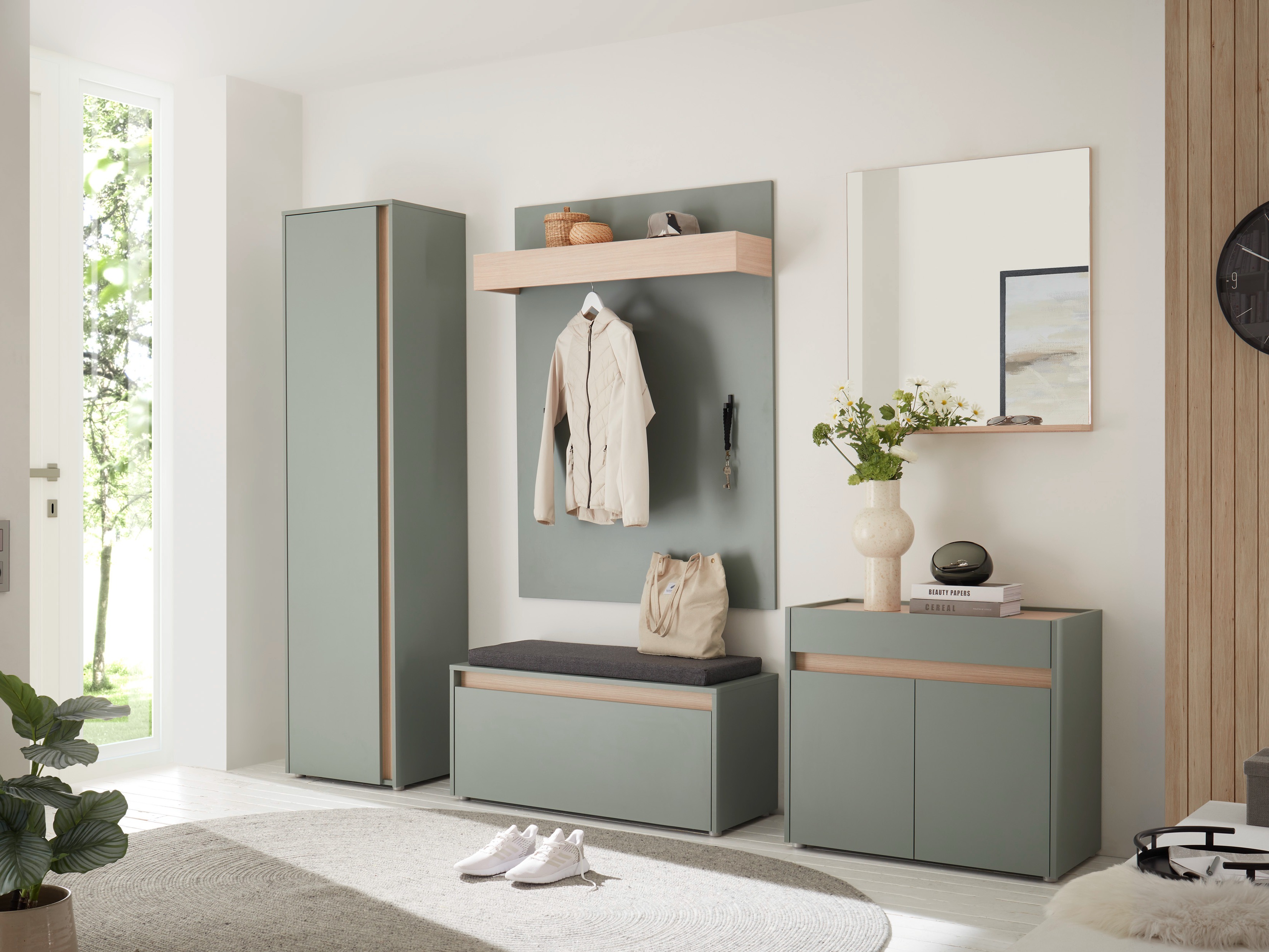 Dulap pantofi Elbsori 163 (Verde)