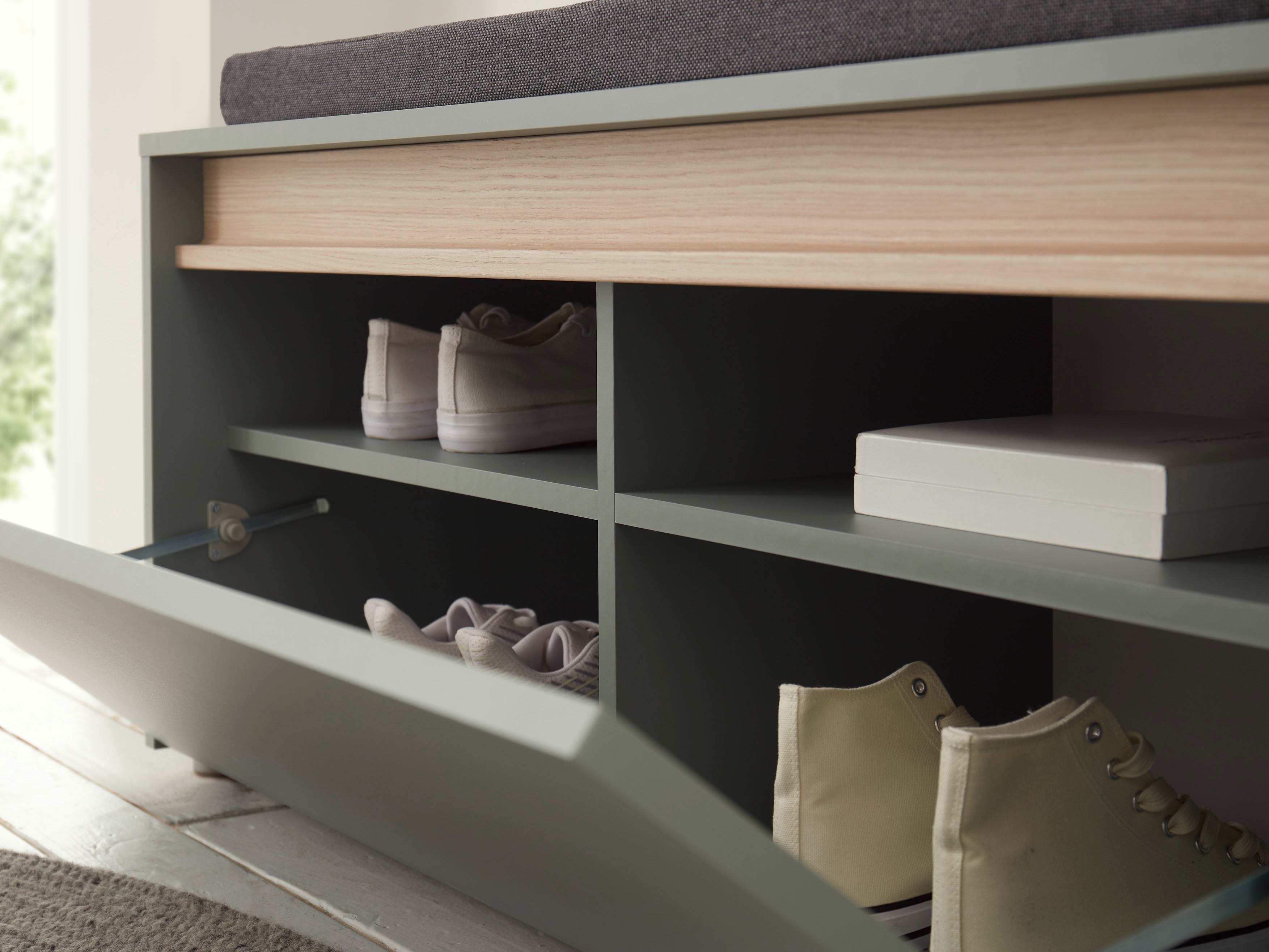 Dulap pantofi Elbsori 164 (Verde)