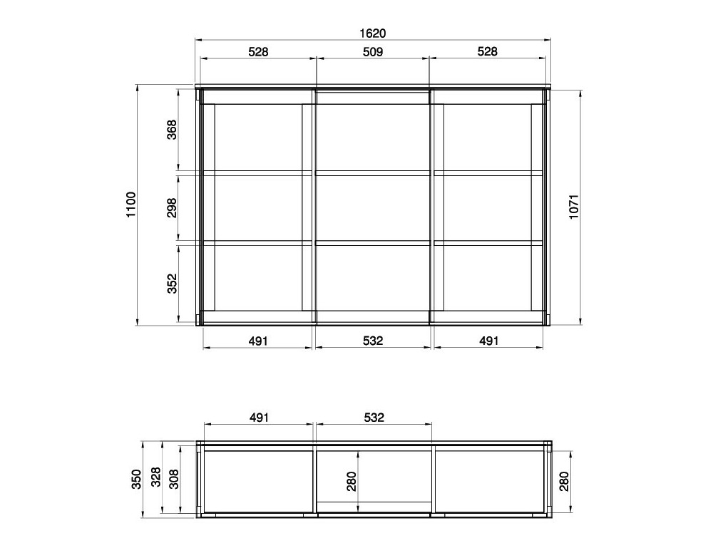 Set de mobilier Fermaru 114 (Alb + Stejar)