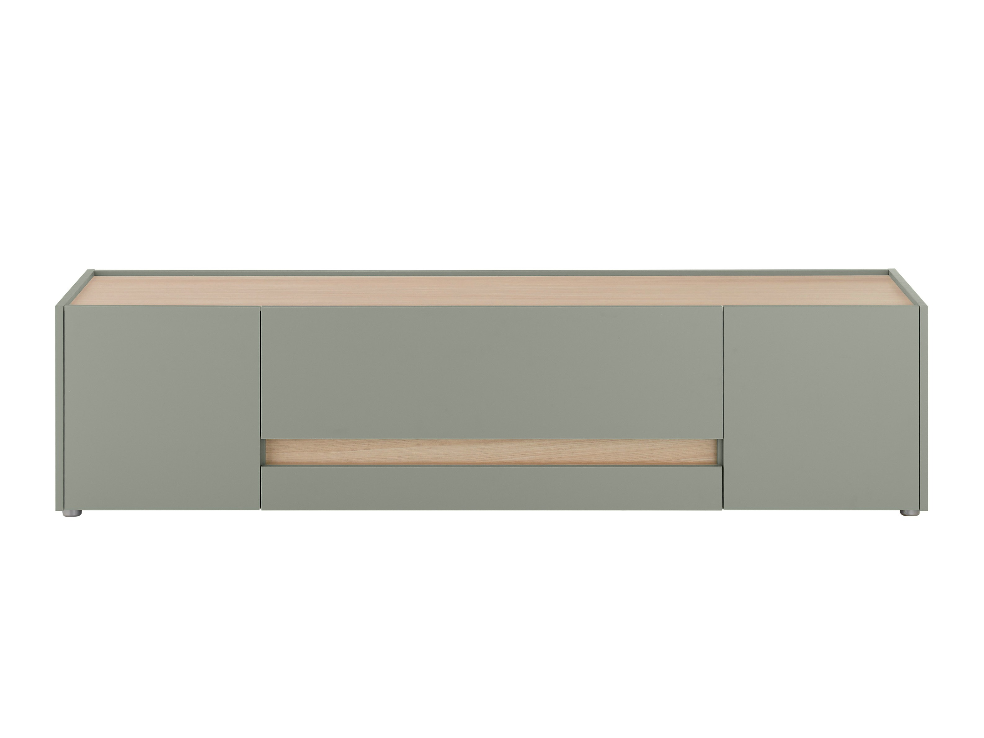 Comodă TV Elbsori 115 (Verde + Stejar)