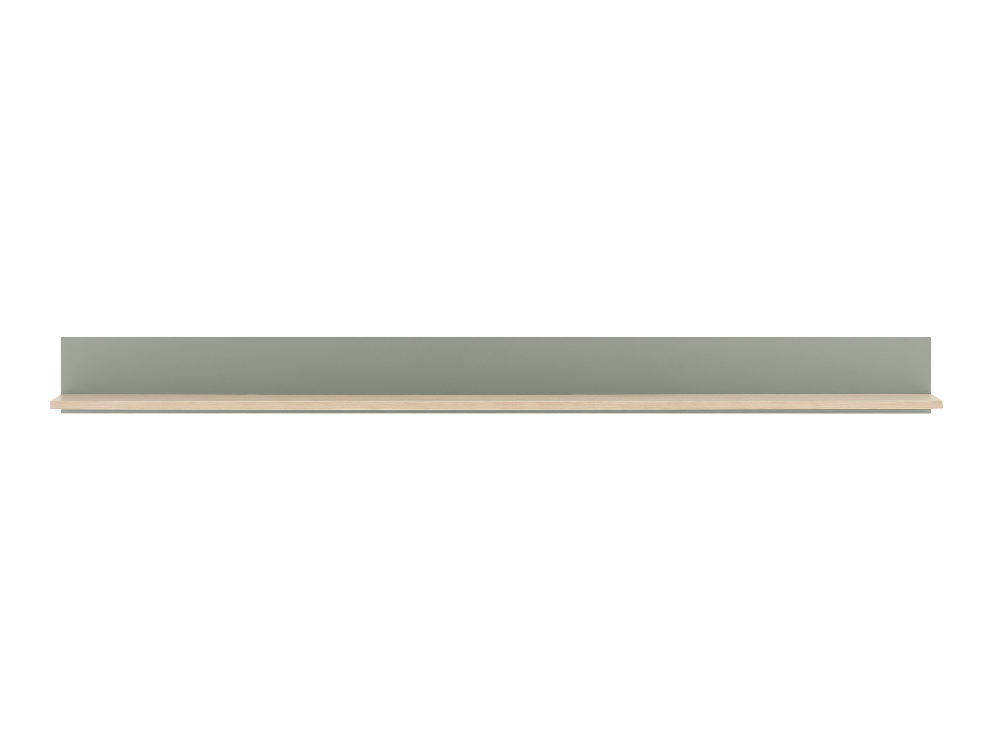 Raft de perete Elbsori 126 (Verde + Stejar)