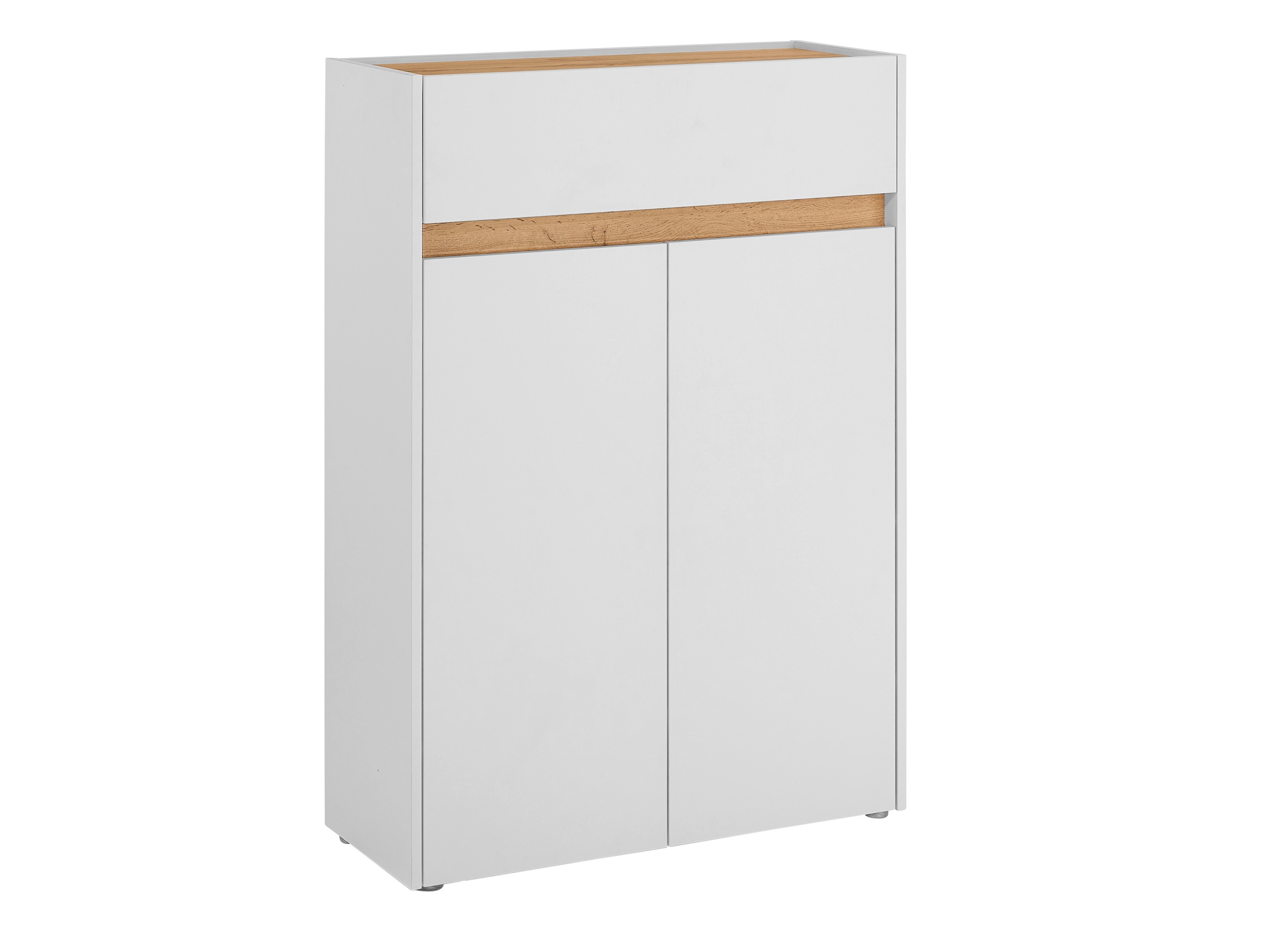 Raft pantof Elbsori 173 (Alb + Stejar Wotan)