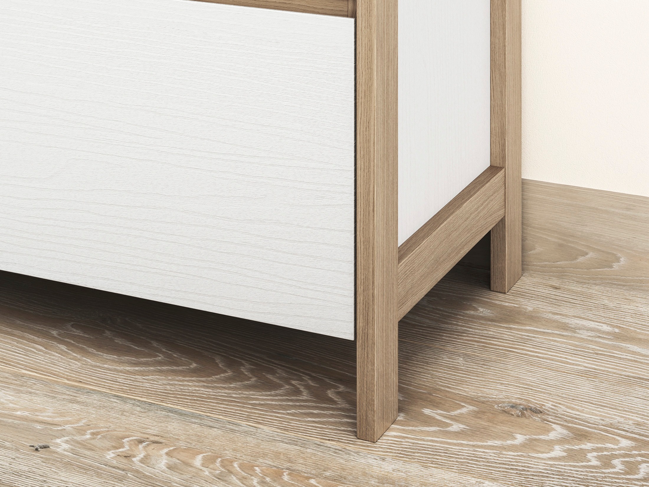 Set camera de zi Fermaru 110 (Alb + Stejar)