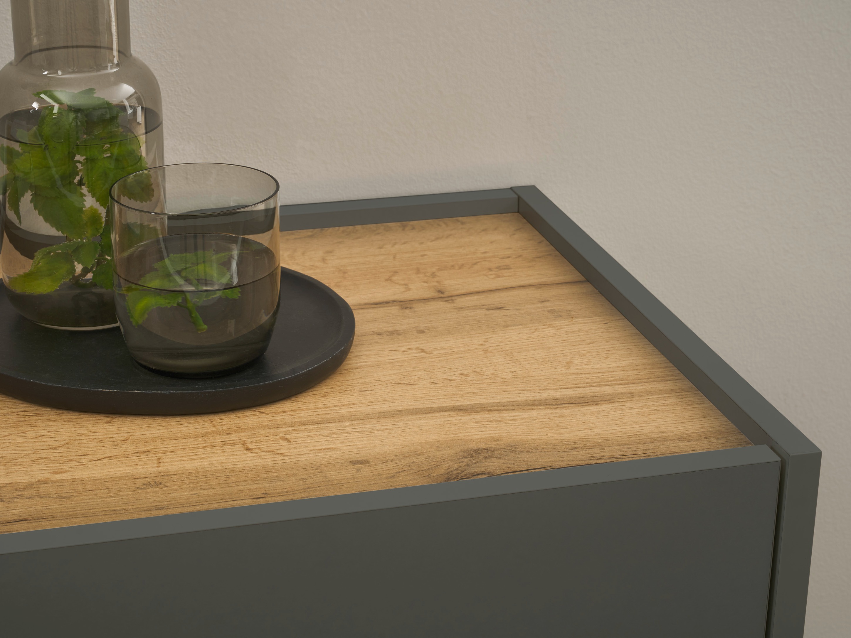 Set de hol Elbsori 176 (Antracit + Stejar Wotan)